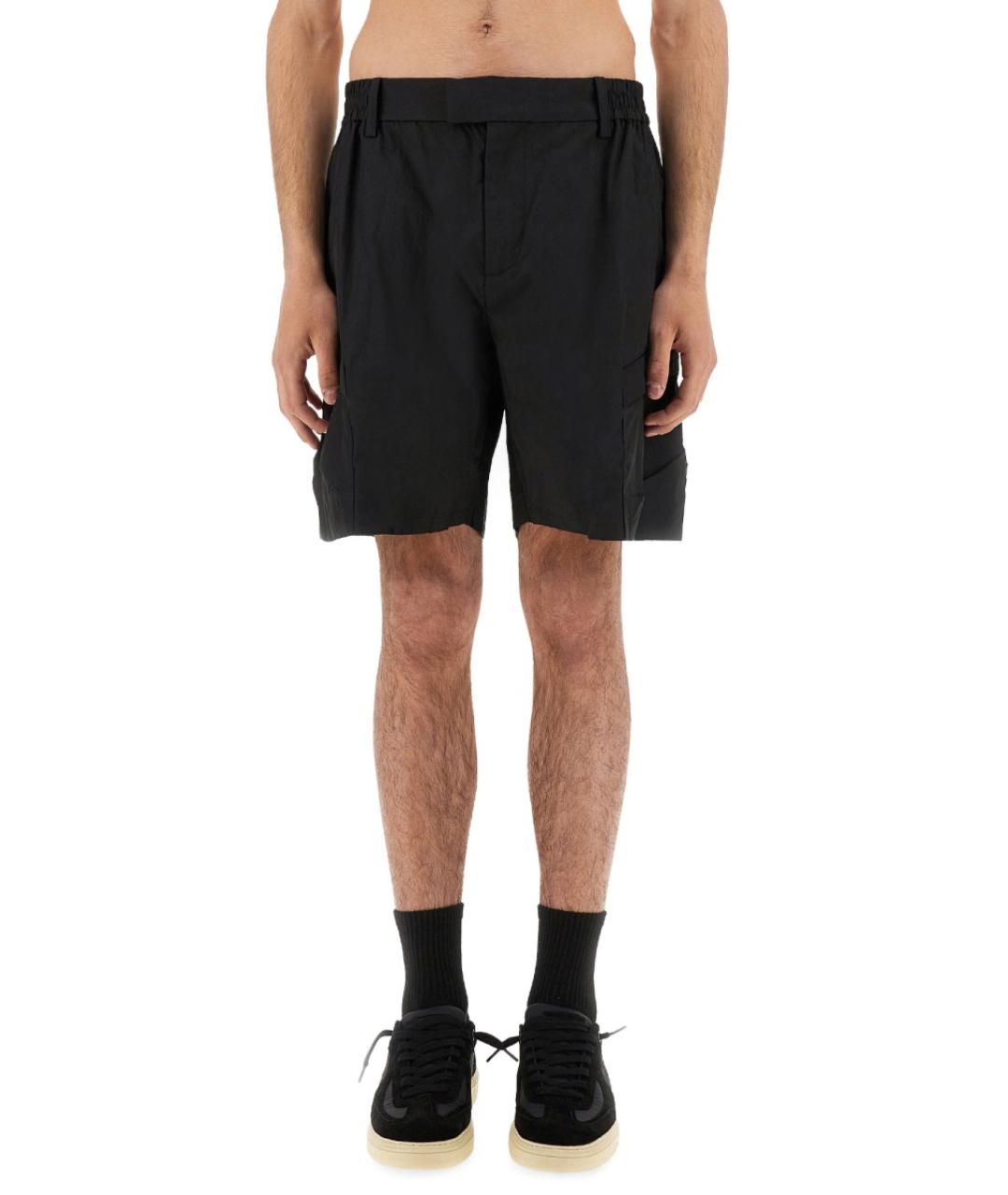 REPRESENT Черные хлопковые шорты, фото 5