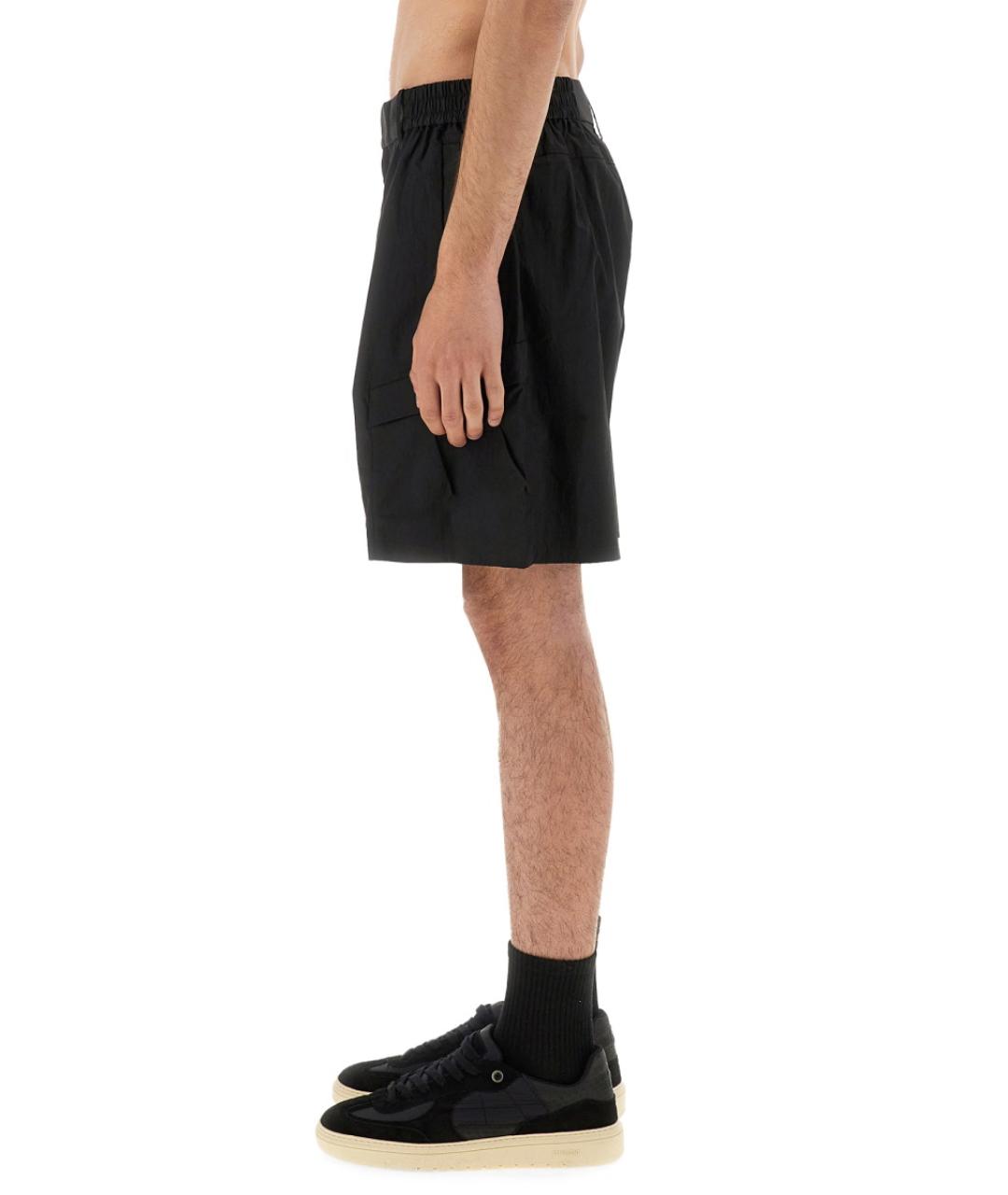 REPRESENT Черные хлопковые шорты, фото 4