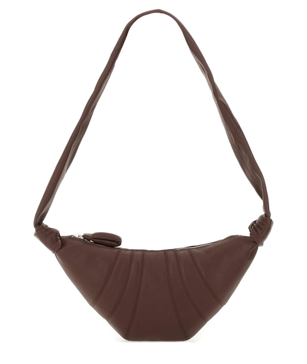 LEMAIRE Коричневая кожаная сумка через плечо, фото 1