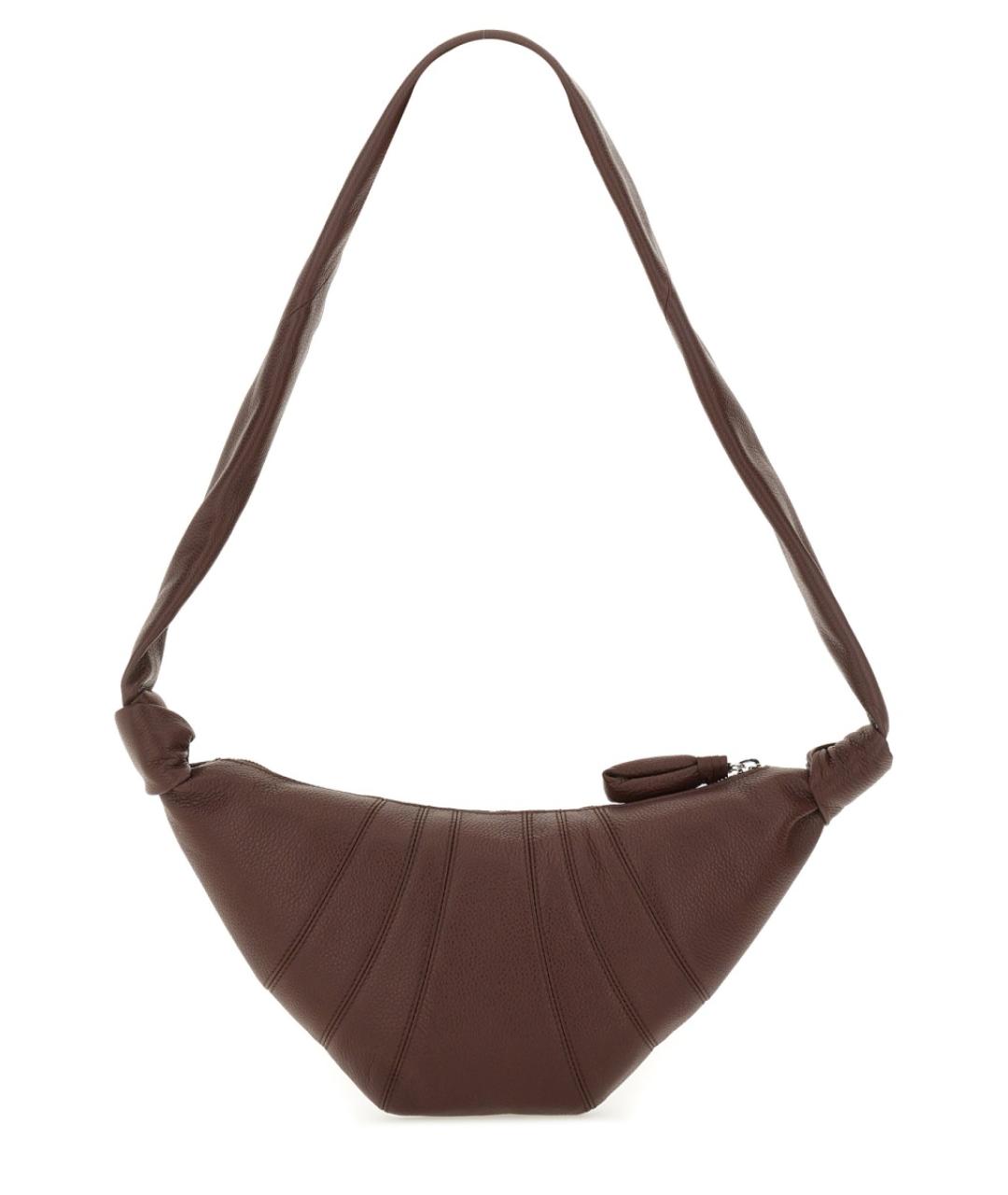 LEMAIRE Коричневая кожаная сумка через плечо, фото 2