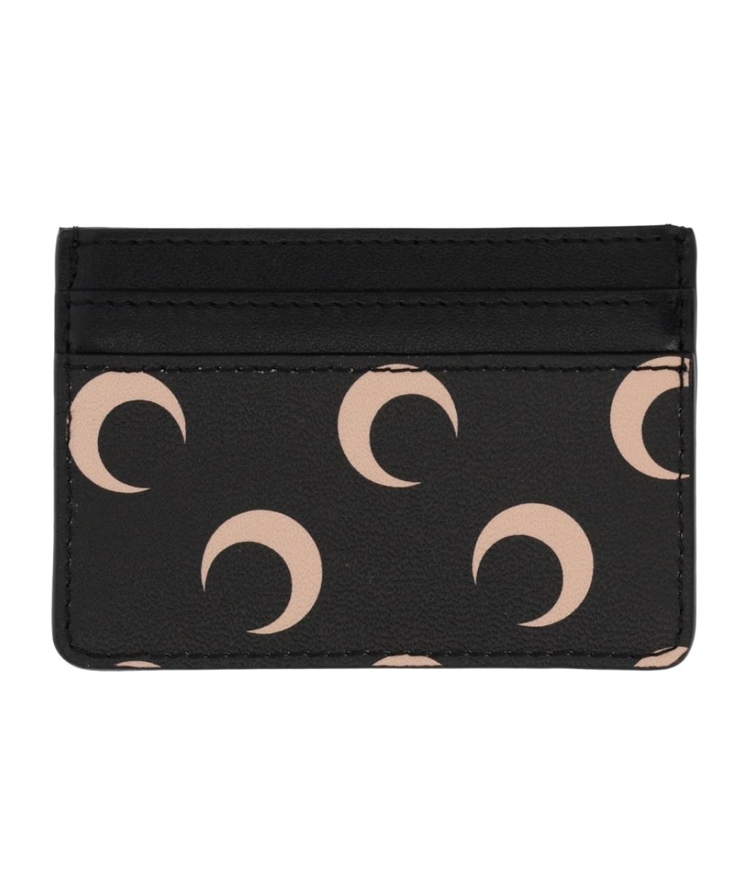 MARINE SERRE Черный полиуретановый кардхолдер, фото 1