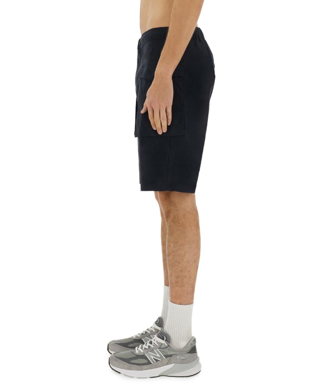 ASPESI Синие хлопковые шорты, фото 4