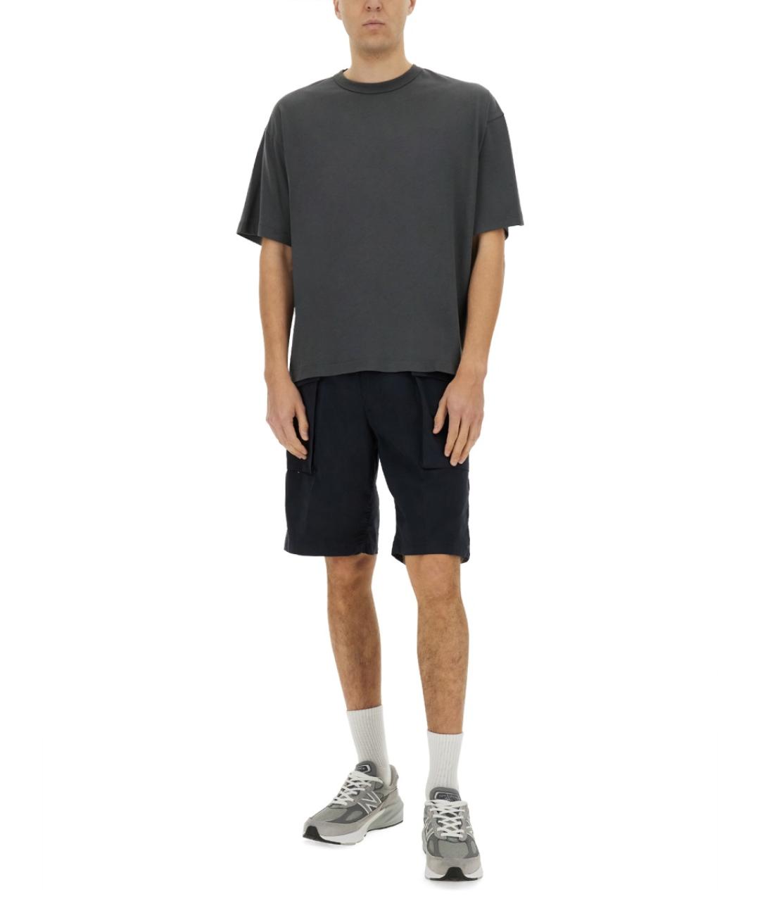 ASPESI Синие хлопковые шорты, фото 2