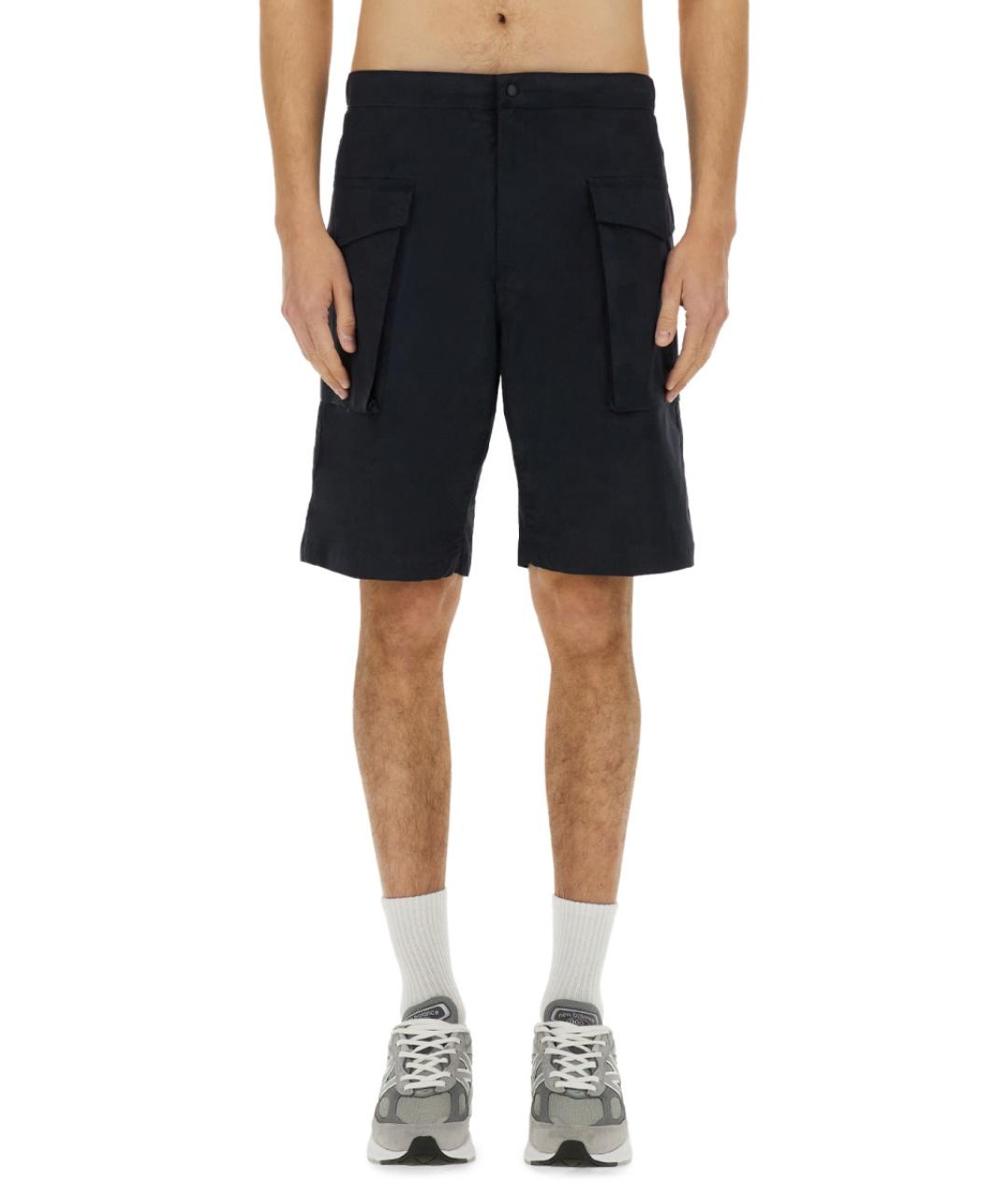 ASPESI Синие хлопковые шорты, фото 5