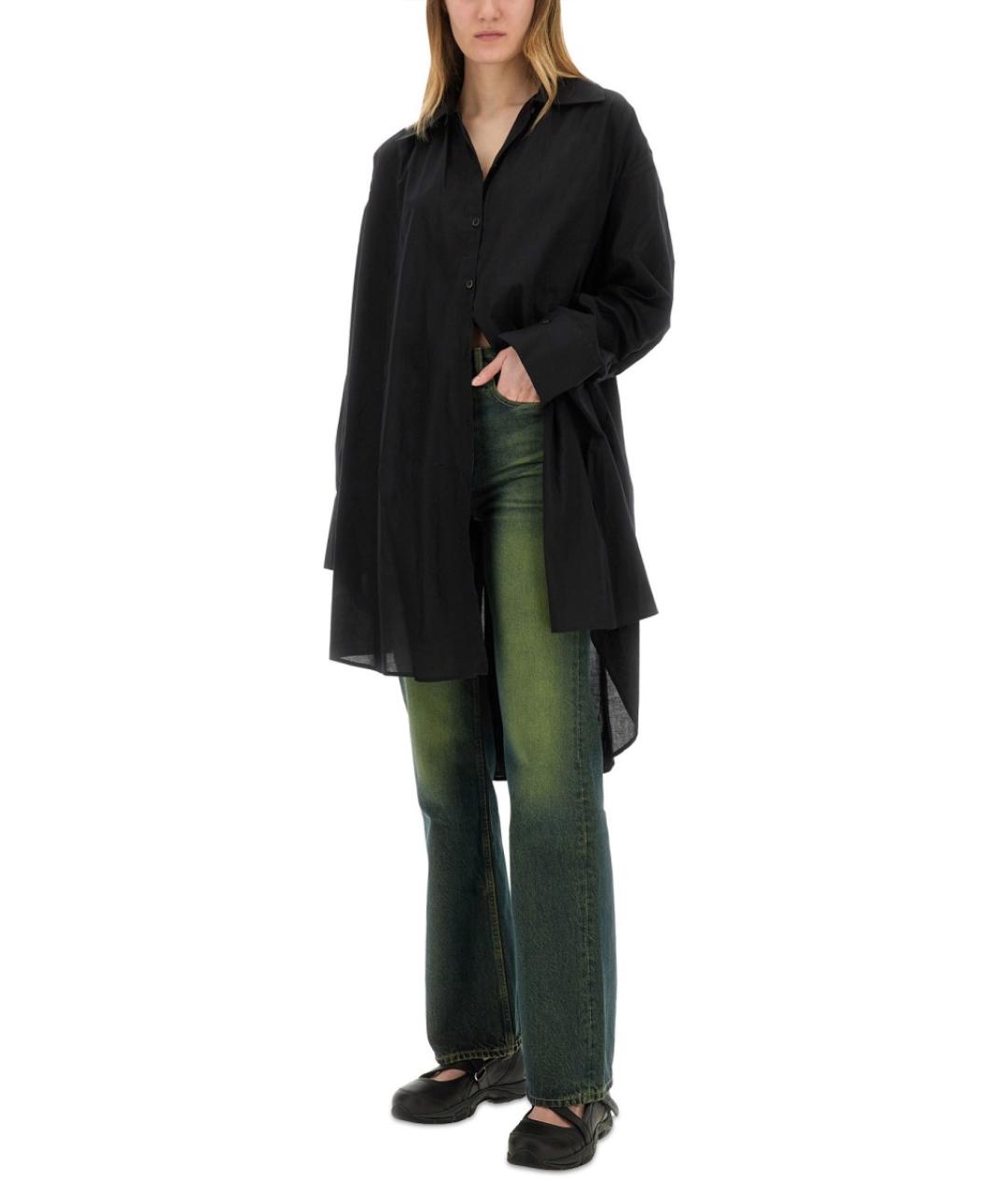 OUR LEGACY Зеленые хлопковые прямые джинсы, фото 2