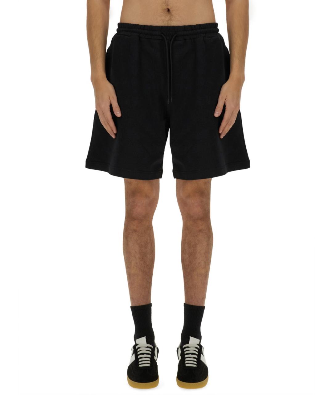 MSGM Черные хлопковые шорты, фото 5