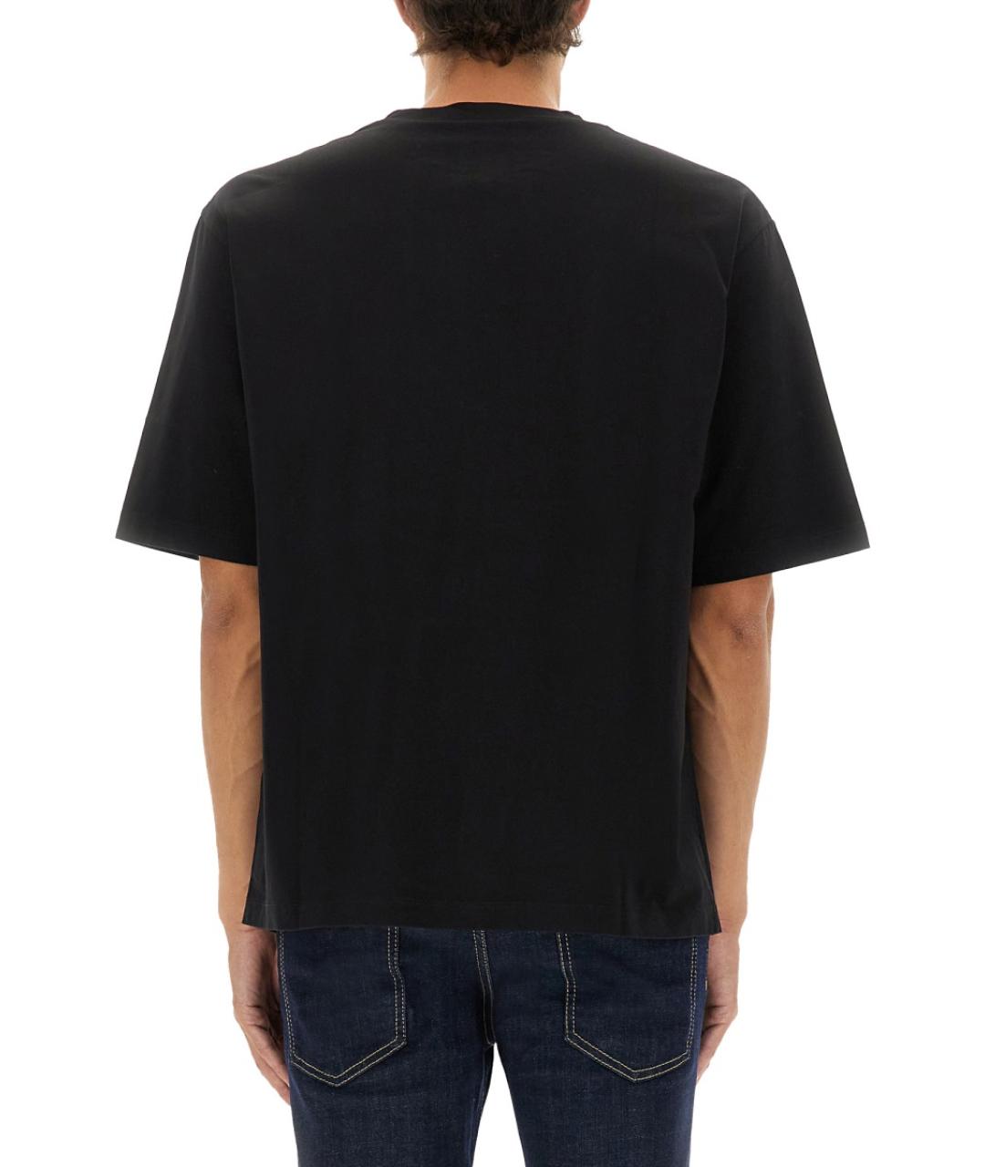 DSQUARED2 Черная хлопковая футболка, фото 3