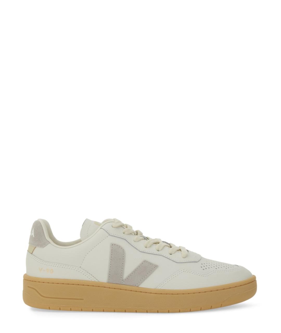 VEJA Белые кожаные низкие кроссовки / кеды, фото 1