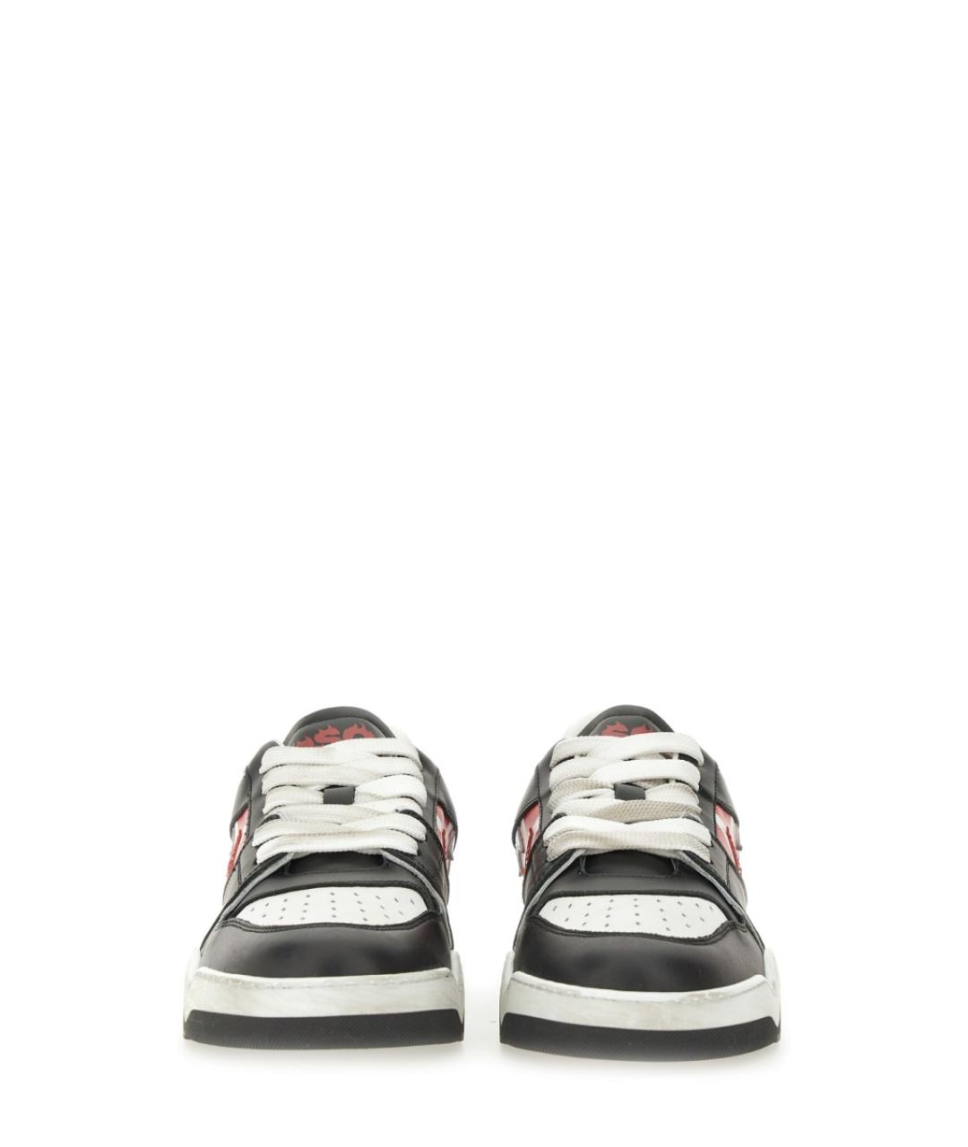 DSQUARED2 Мульти кожаные низкие кроссовки / кеды, фото 4