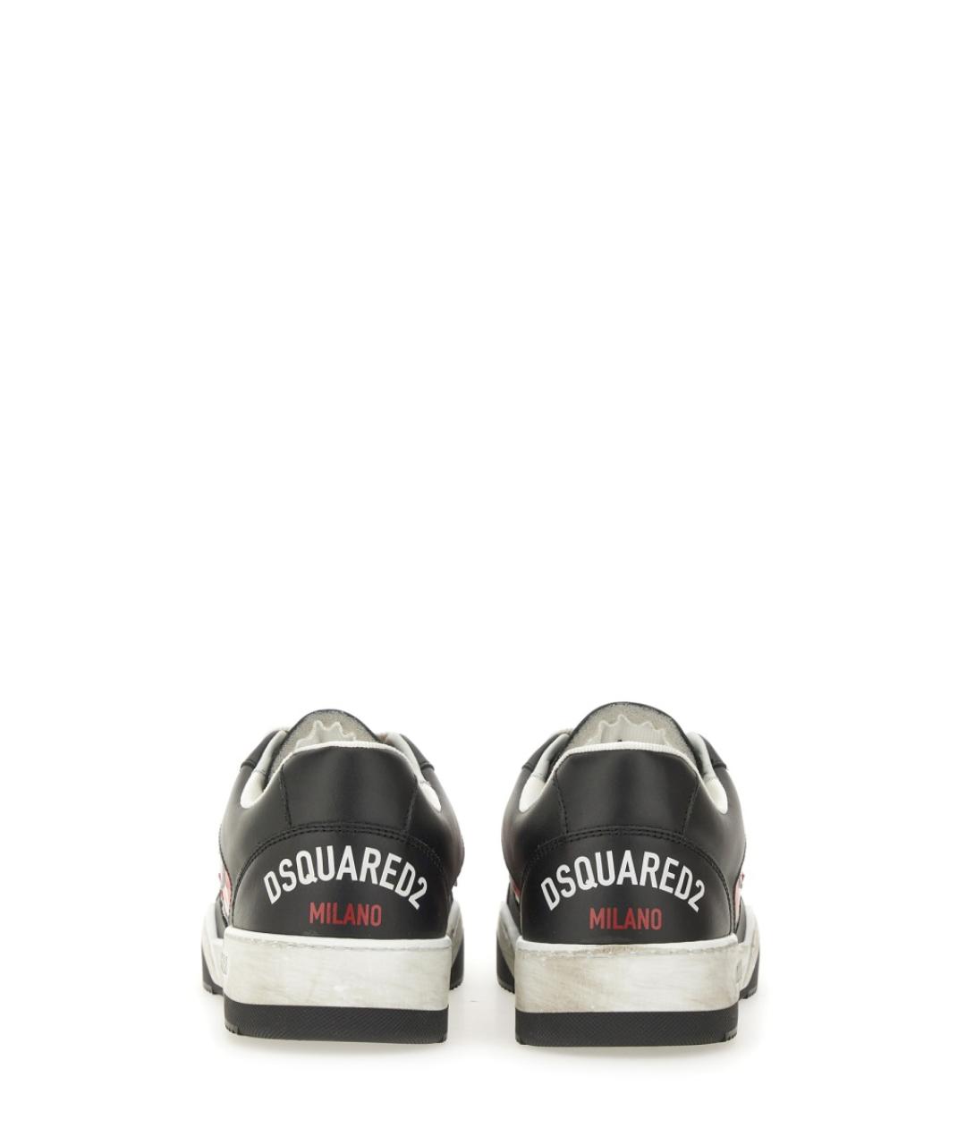 DSQUARED2 Мульти кожаные низкие кроссовки / кеды, фото 3