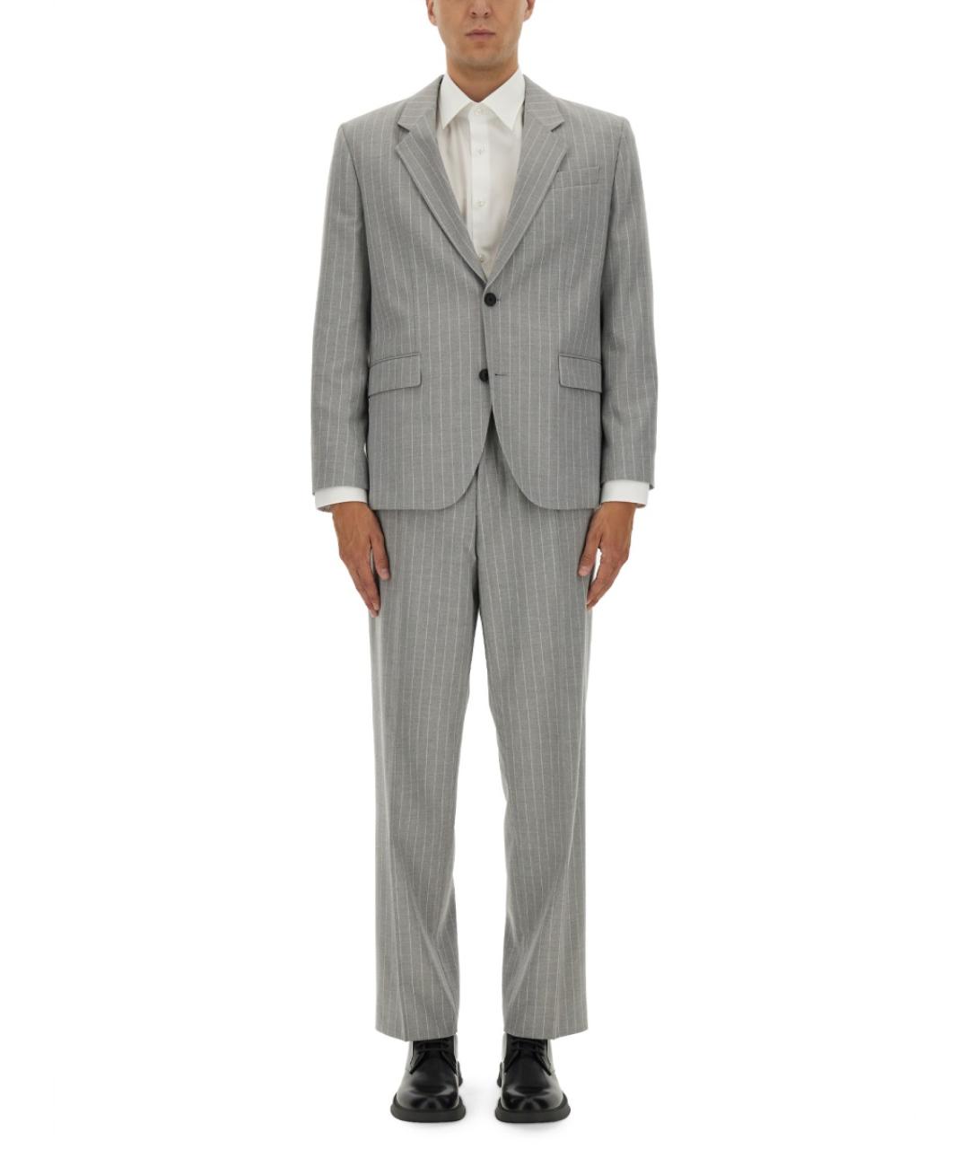 HUGO Серый классический костюм, фото 5