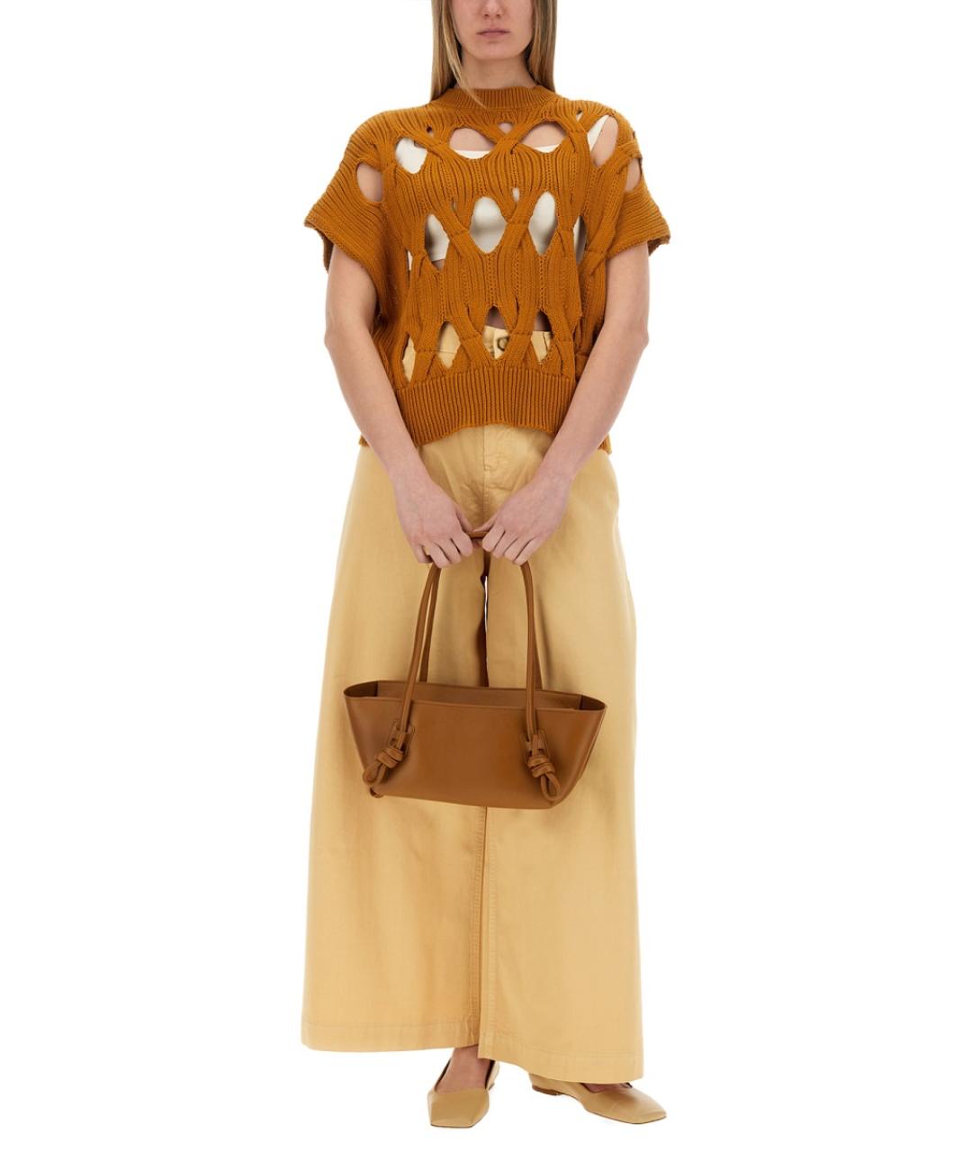 ALYSI Оранжевая хлопковая жилетка, фото 2