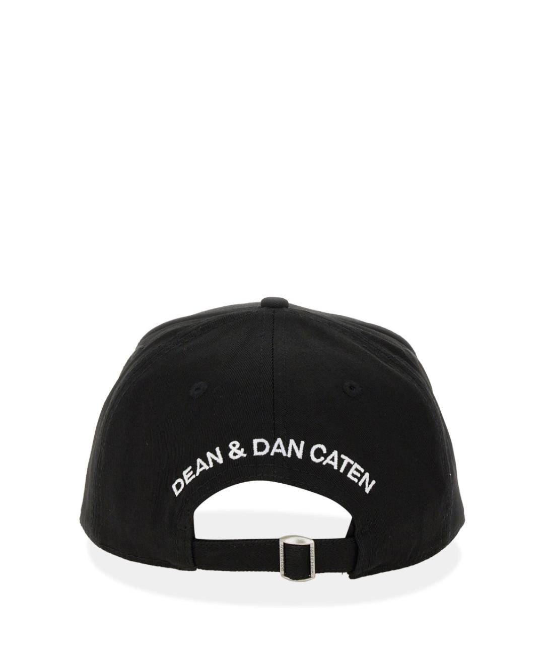 DSQUARED2 Черная хлопковая кепка/бейсболка, фото 3
