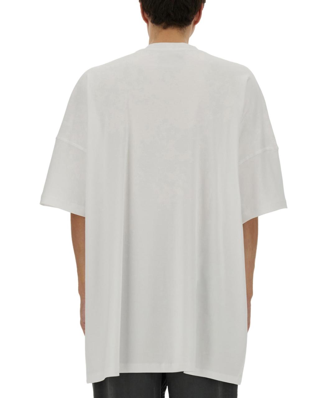 MOSCHINO Белая хлопковая футболка, фото 3