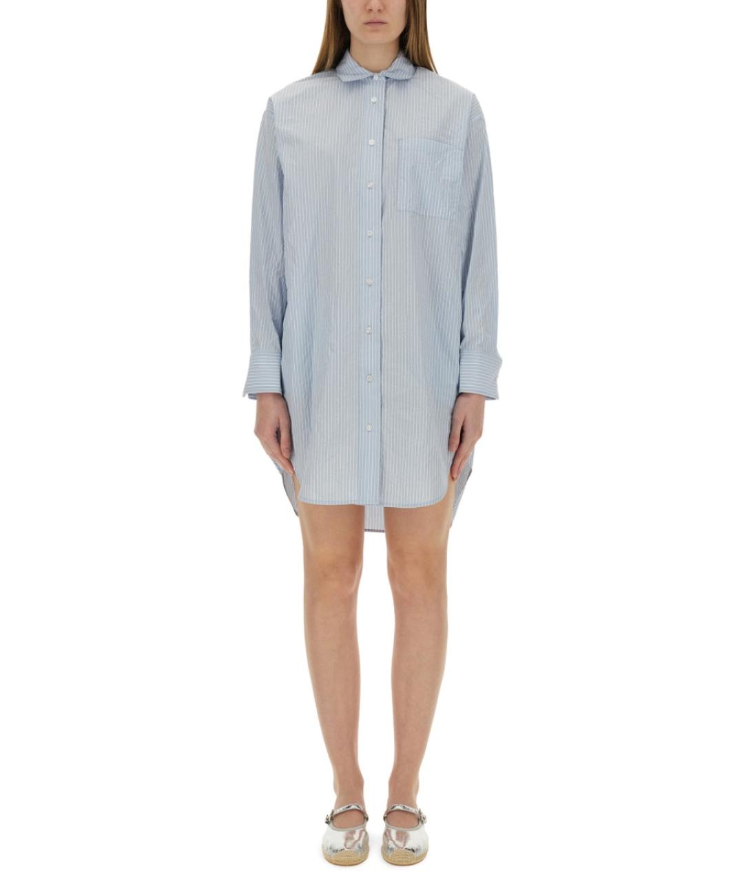 MICHAEL KORS Синяя полиэстеровая рубашка, фото 5