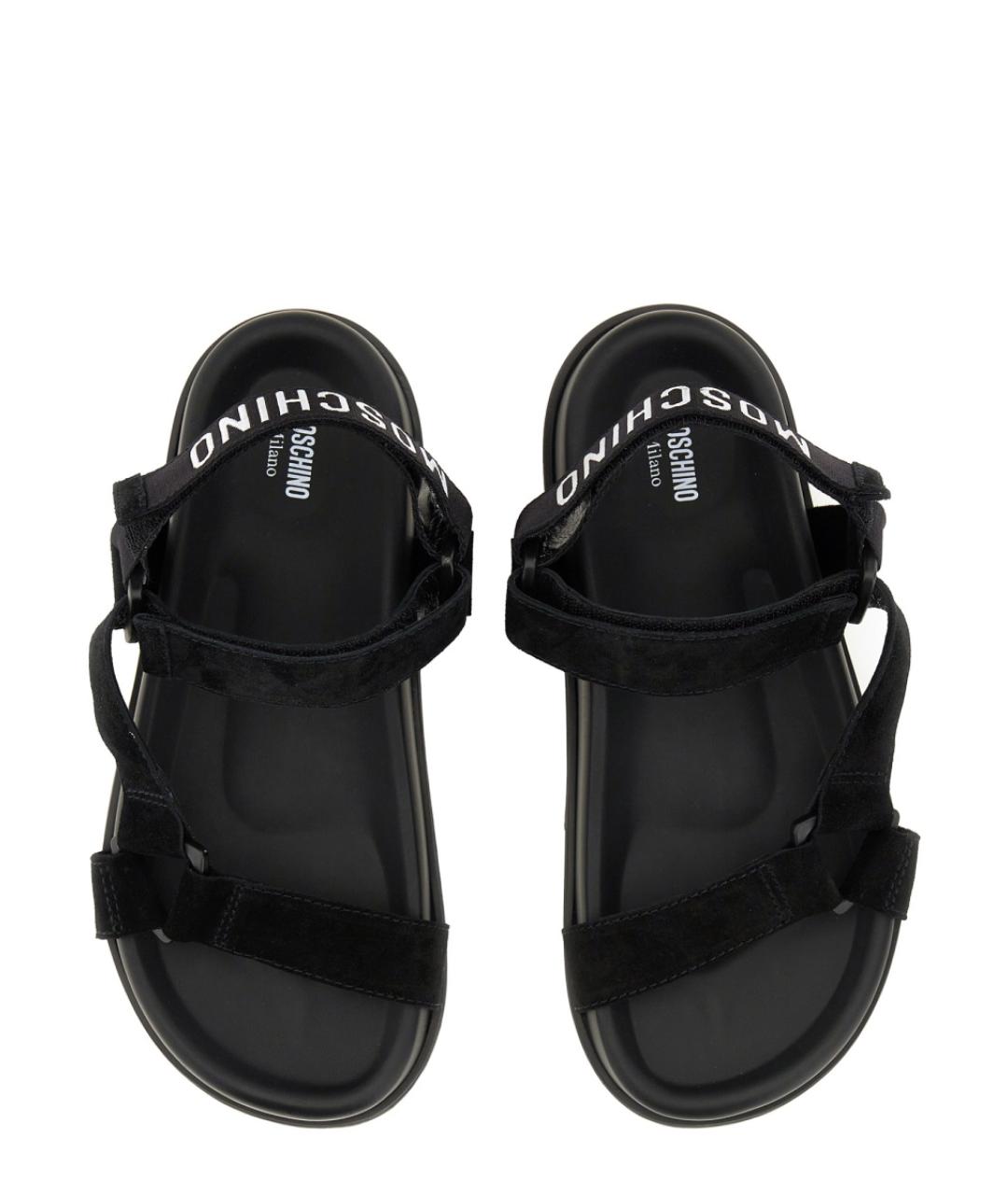 MOSCHINO Черные сандалии, фото 2