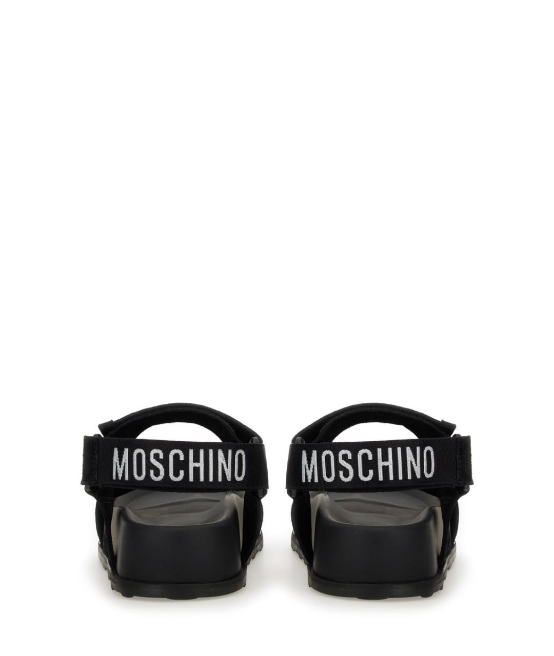 MOSCHINO Черные сандалии, фото 4