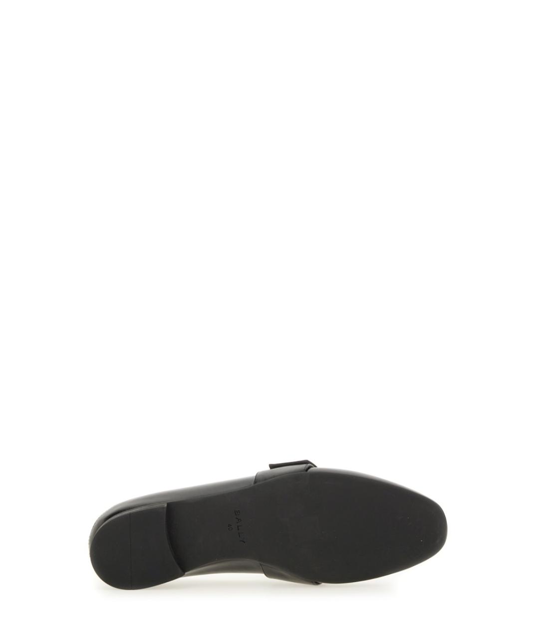 BALLY Черные кожаные лоферы, фото 5