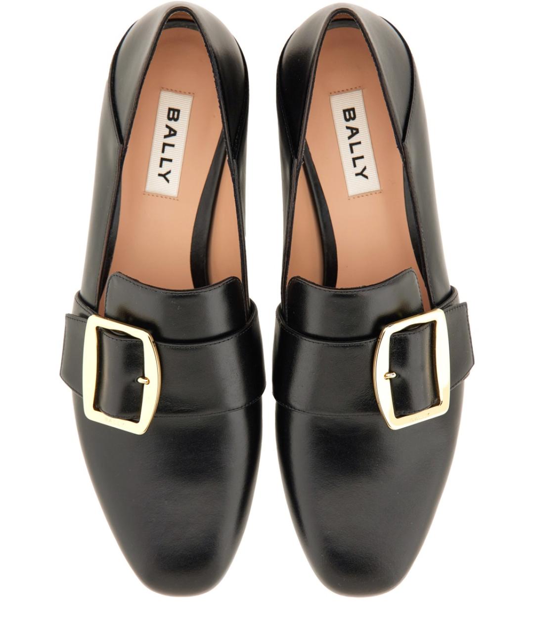 BALLY Черные кожаные лоферы, фото 6