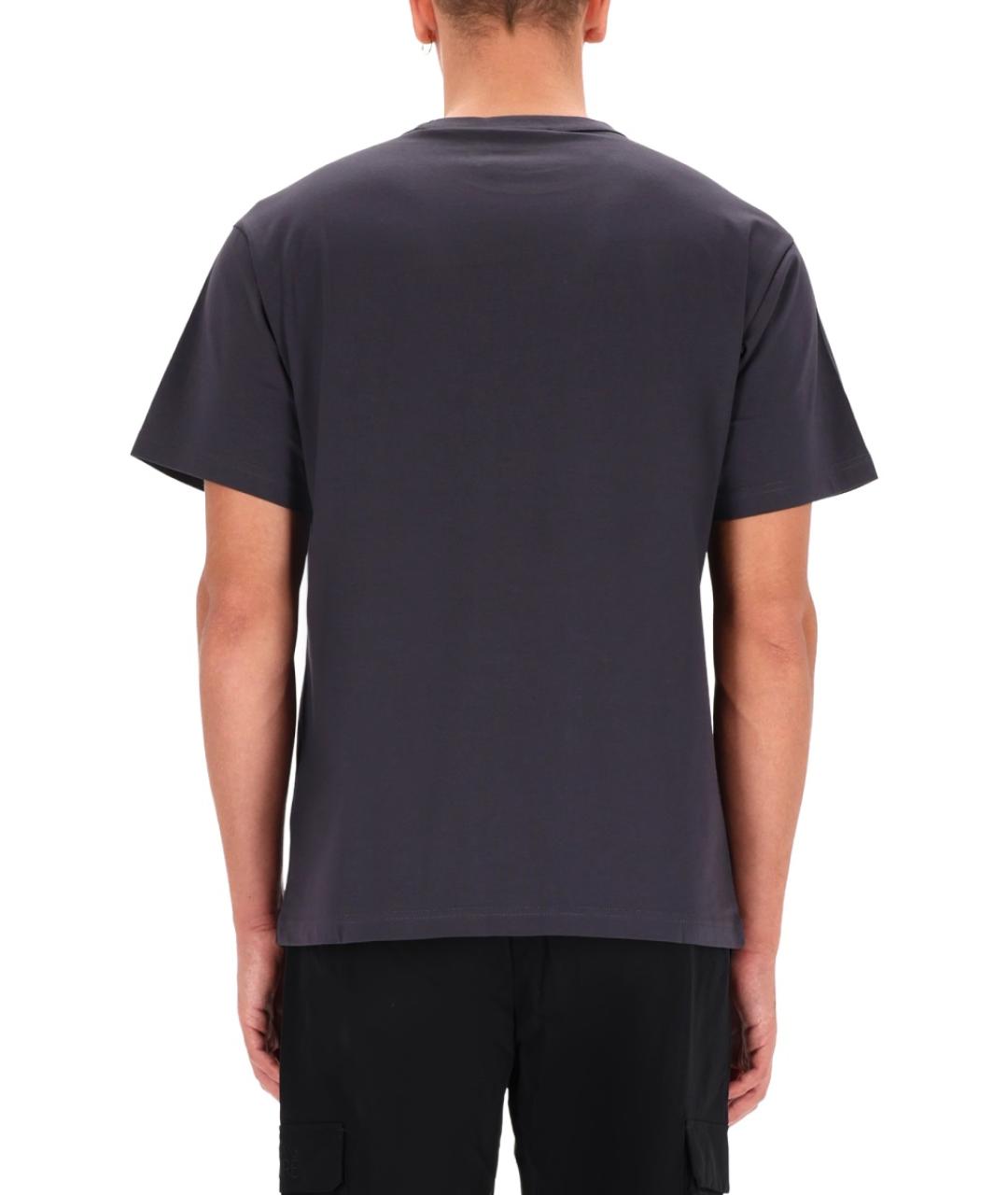 VERSACE JEANS COUTURE Серая хлопковая футболка, фото 3