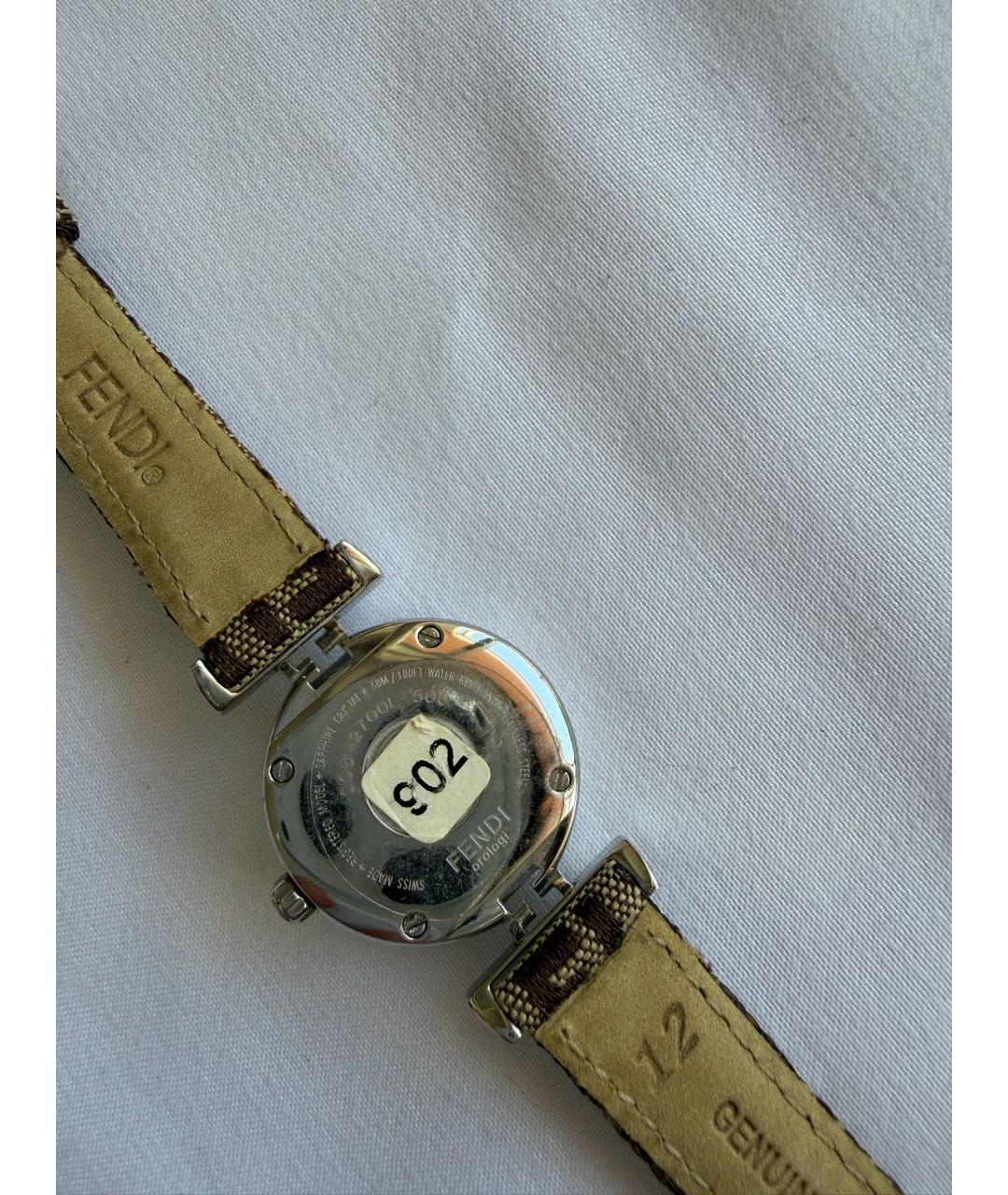 FENDI Серебряные часы, фото 5