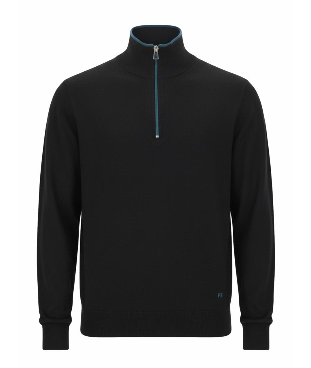 PS BY PAUL SMITH Черный шерстяной джемпер / свитер, фото 1