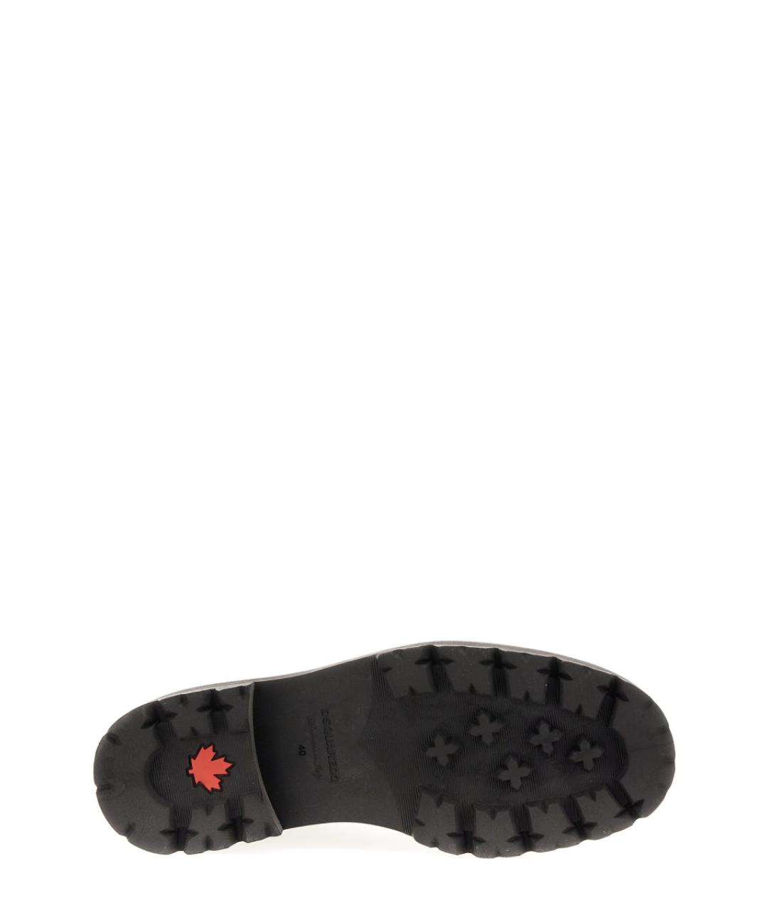 DSQUARED2 Черные кожаные ботинки, фото 4