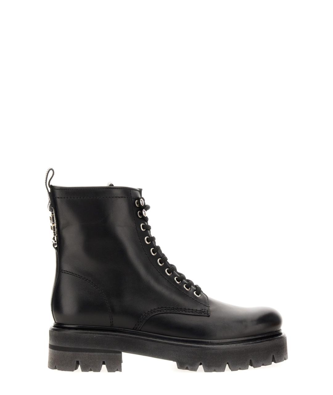 DSQUARED2 Черные кожаные ботинки, фото 1