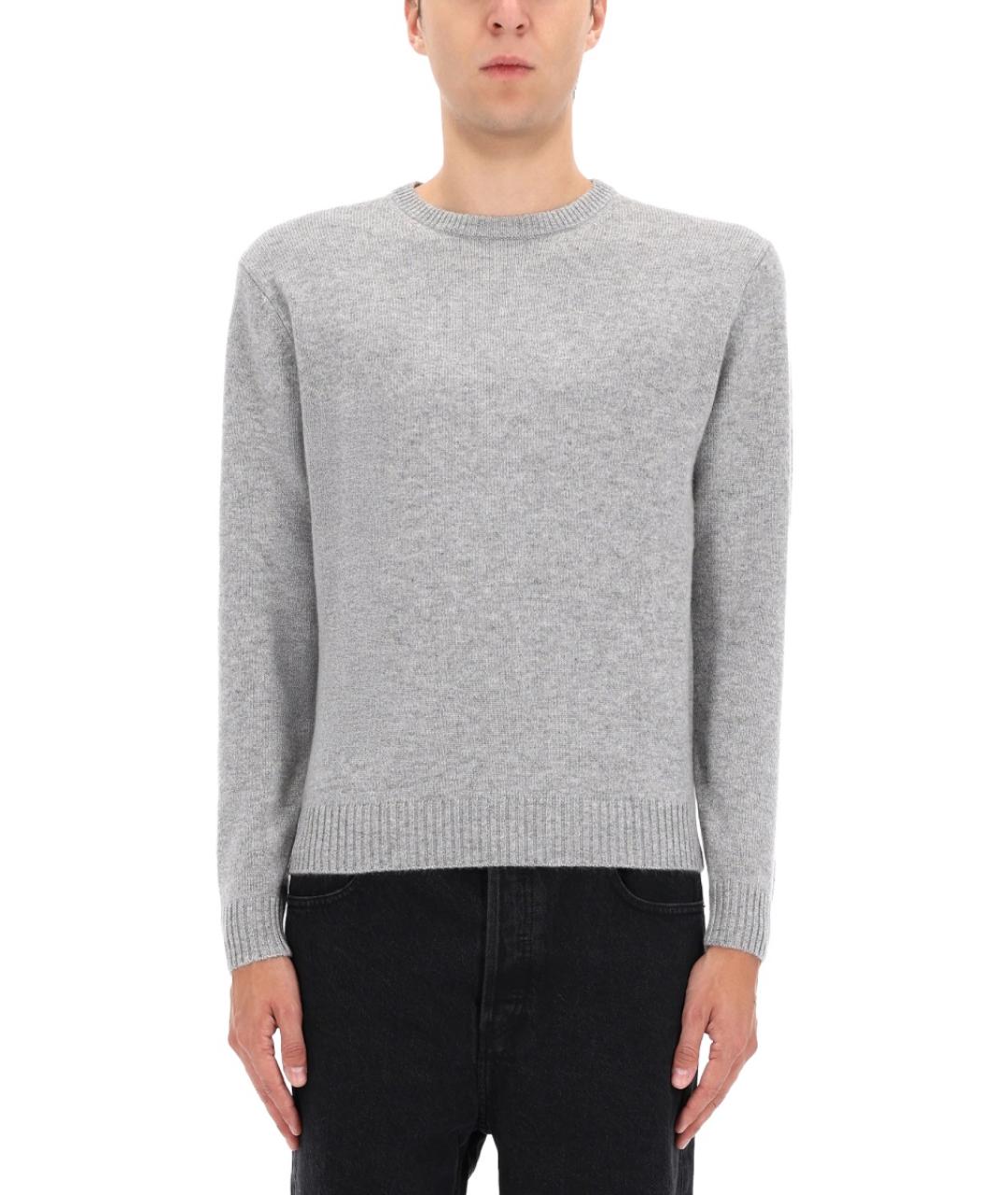 ASPESI Серый кашемировый джемпер / свитер, фото 4