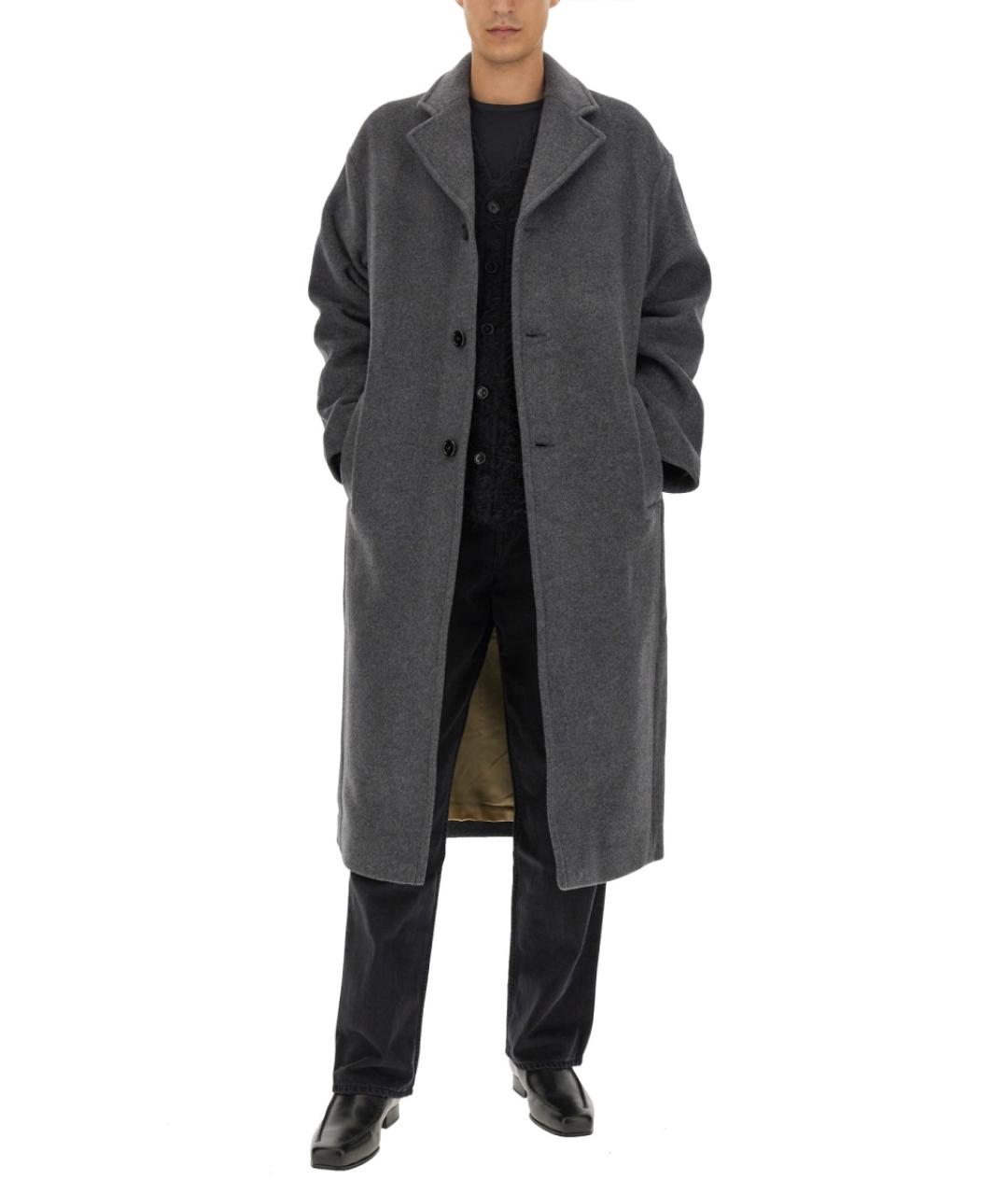 SEFR Серое шерстяное пальто, фото 2