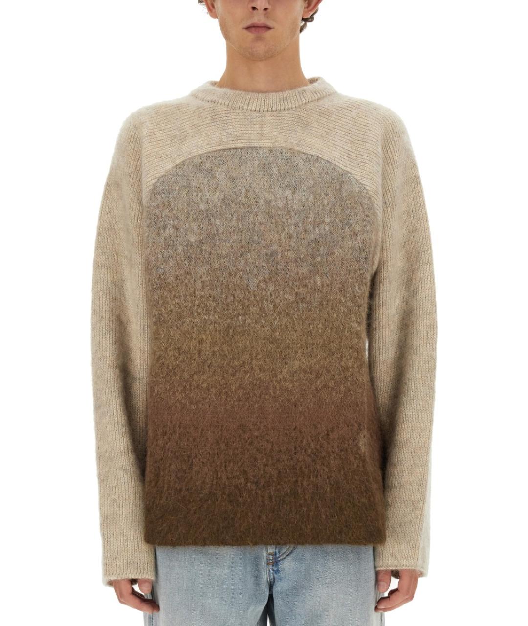 ERL Коричневый шерстяной джемпер / свитер, фото 5