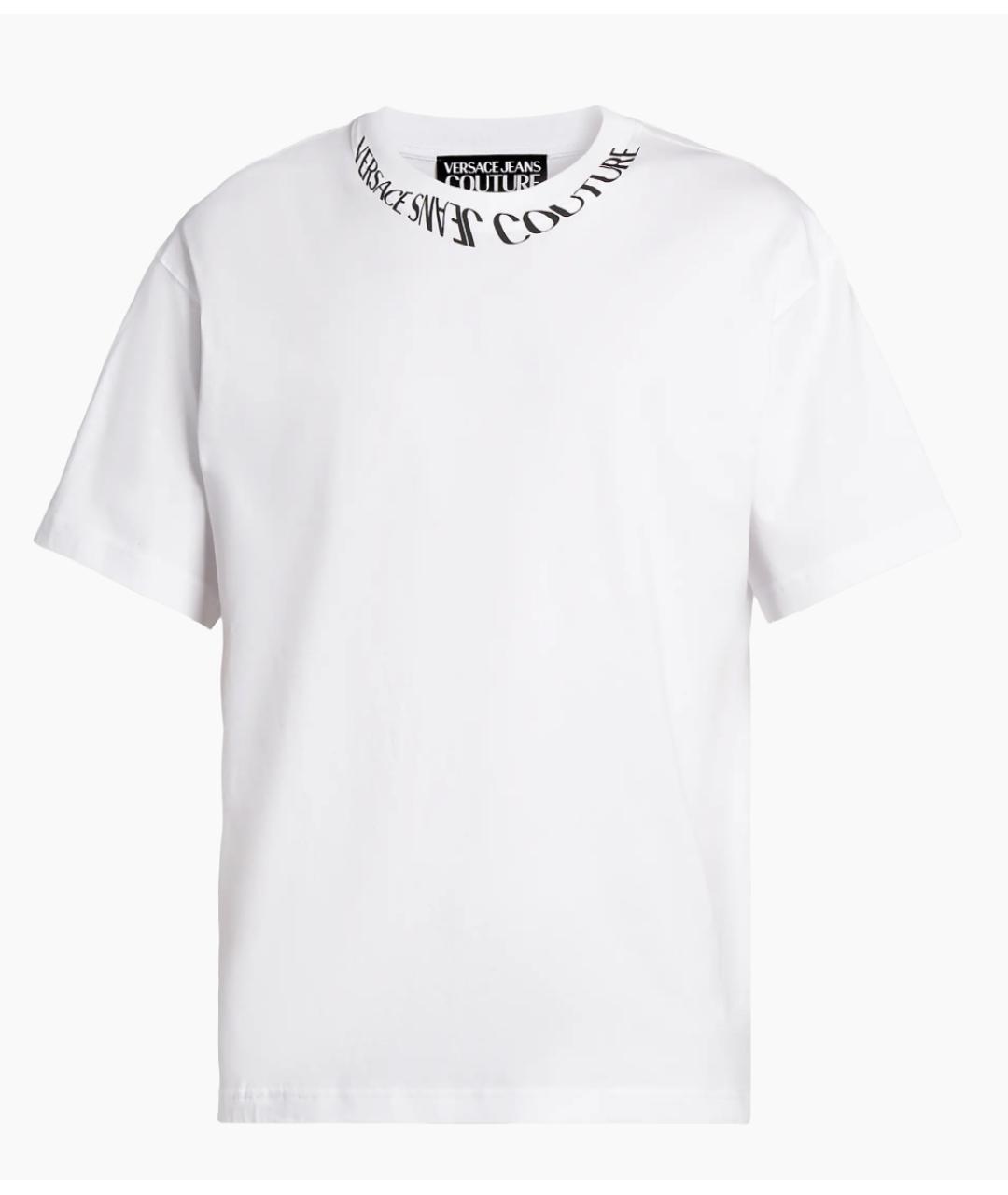 VERSACE JEANS COUTURE Белая хлопковая футболка, фото 1