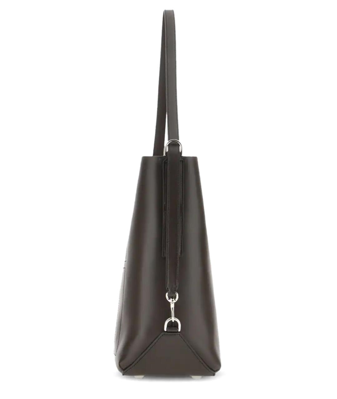 HOGAN Коричневая кожаная сумка через плечо, фото 3