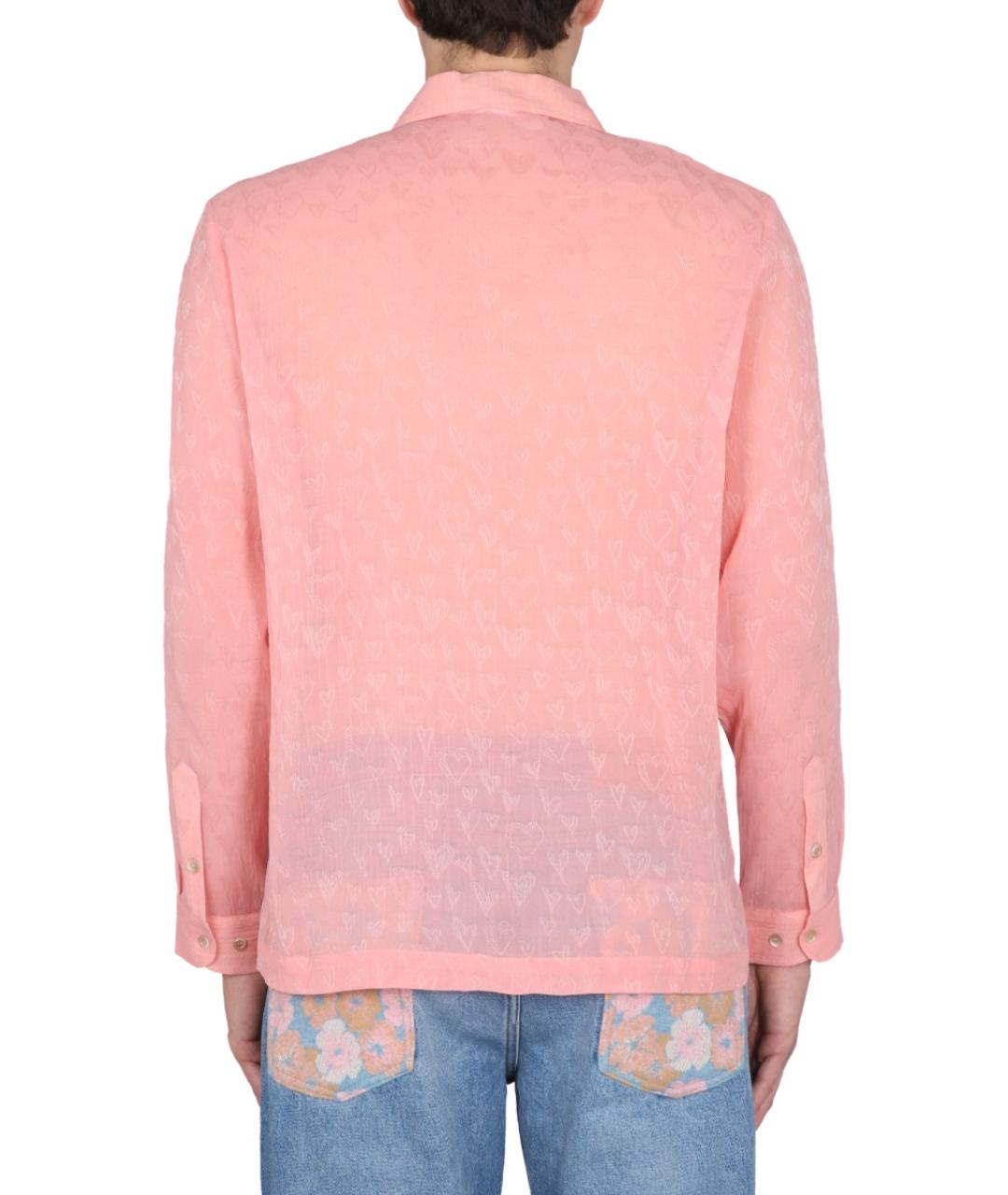 SEFR Розовая хлопковая кэжуал рубашка, фото 3