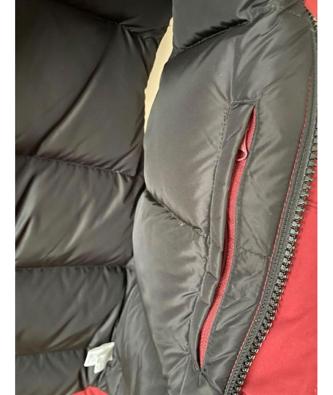 THE NORTH FACE Бордовый хлопковый жилет, фото 6