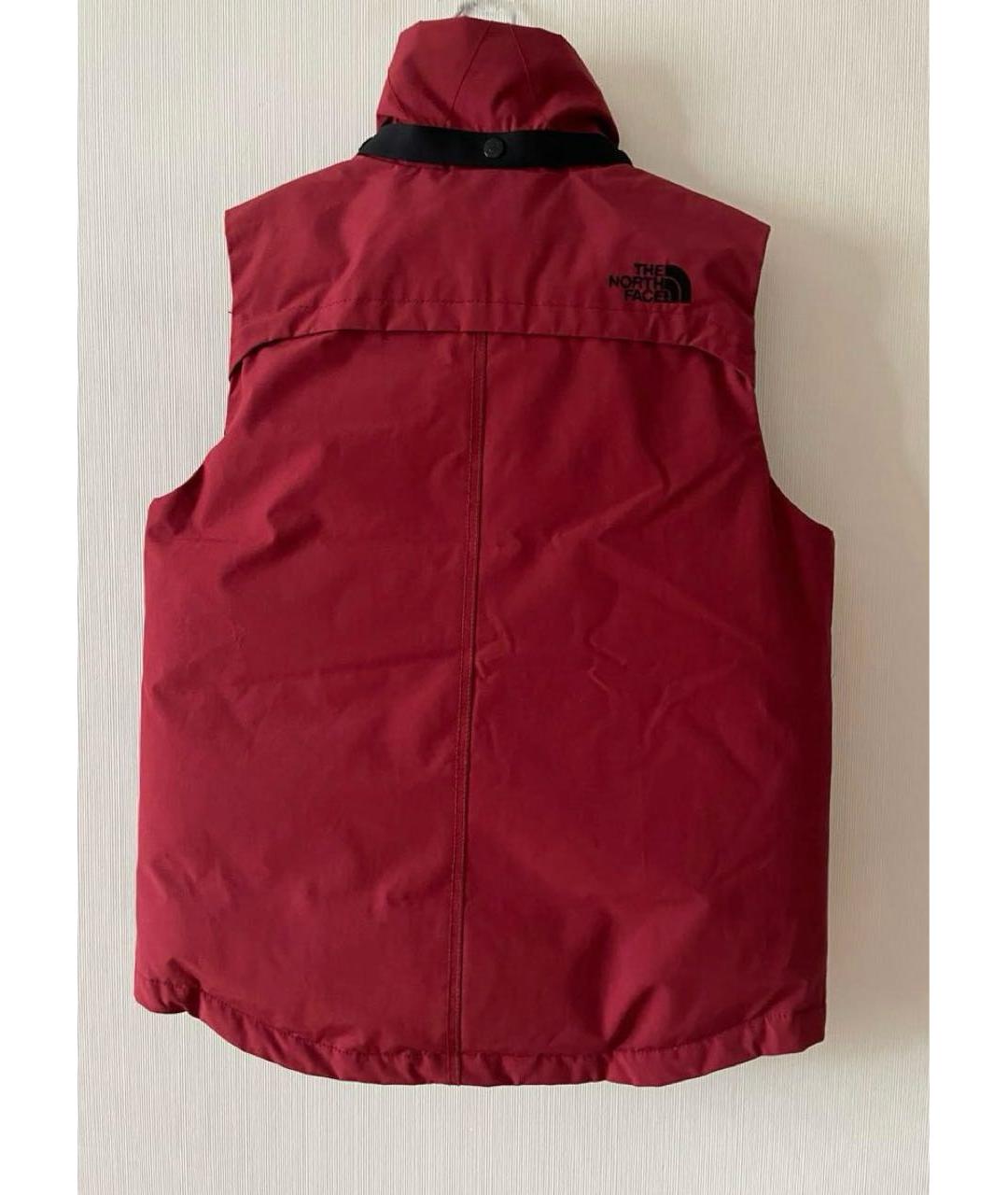 THE NORTH FACE Бордовый хлопковый жилет, фото 2