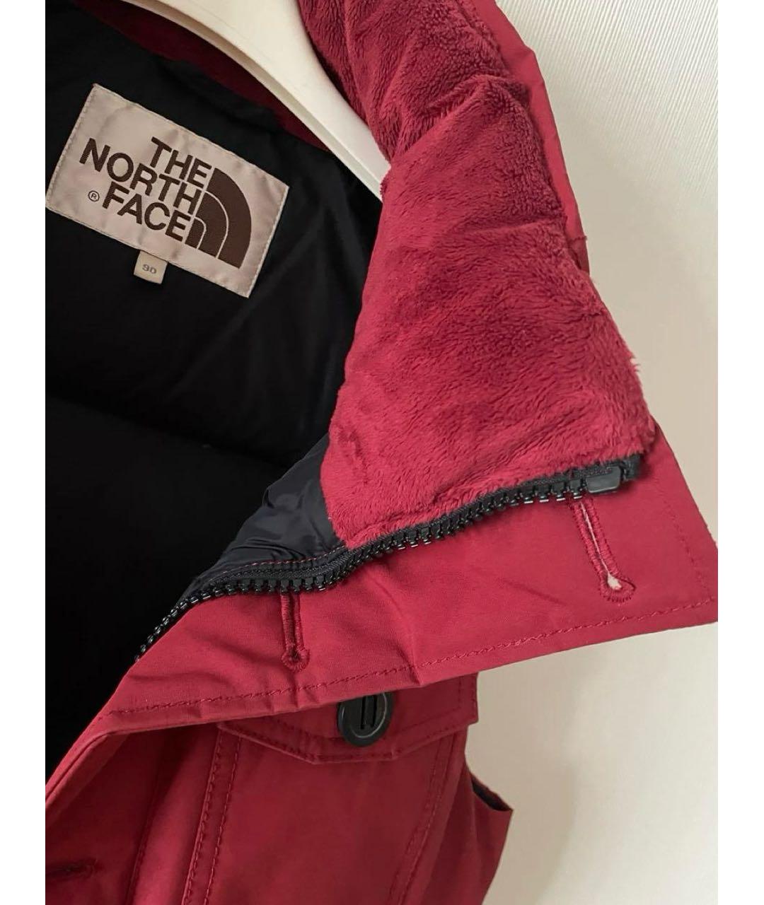 THE NORTH FACE Бордовый хлопковый жилет, фото 3