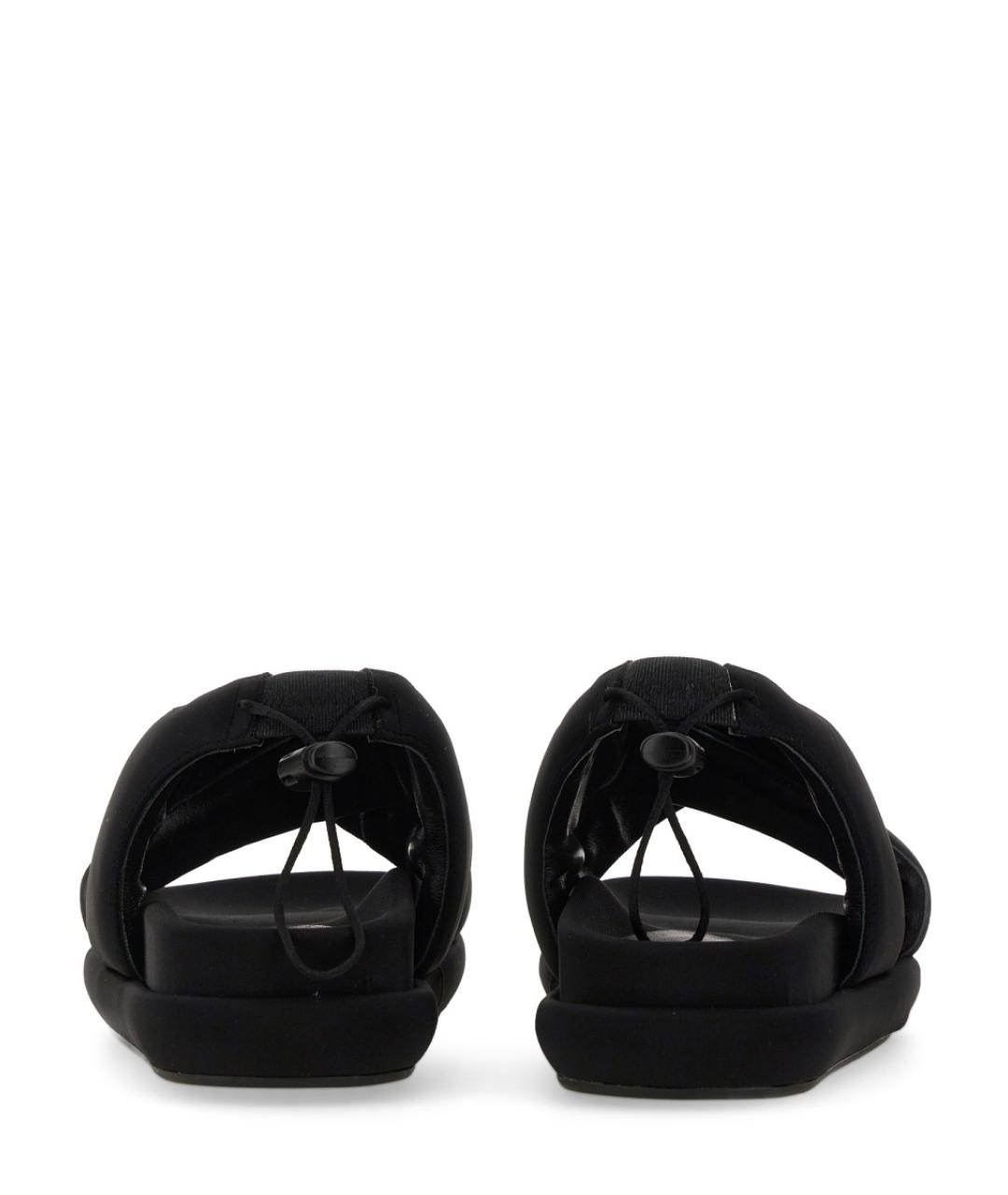 GIABORGHINI Черные синтетические сандалии, фото 3