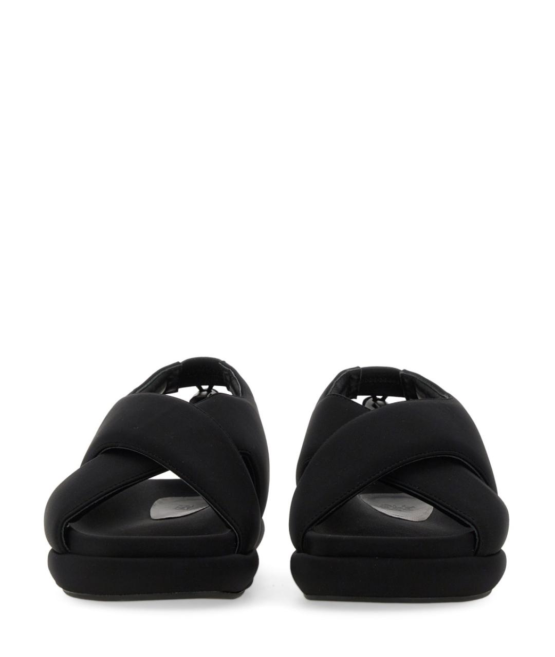 GIABORGHINI Черные синтетические сандалии, фото 4