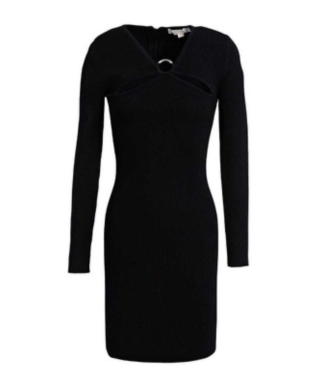 MICHAEL KORS Черное вискозное повседневное платье, фото 1