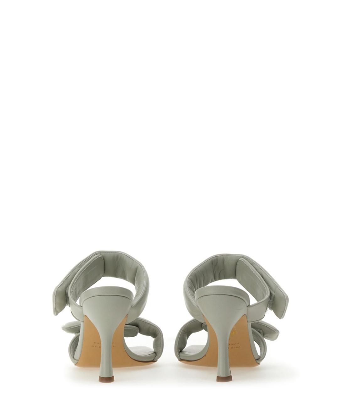 GIABORGHINI Серые кожаные туфли, фото 3