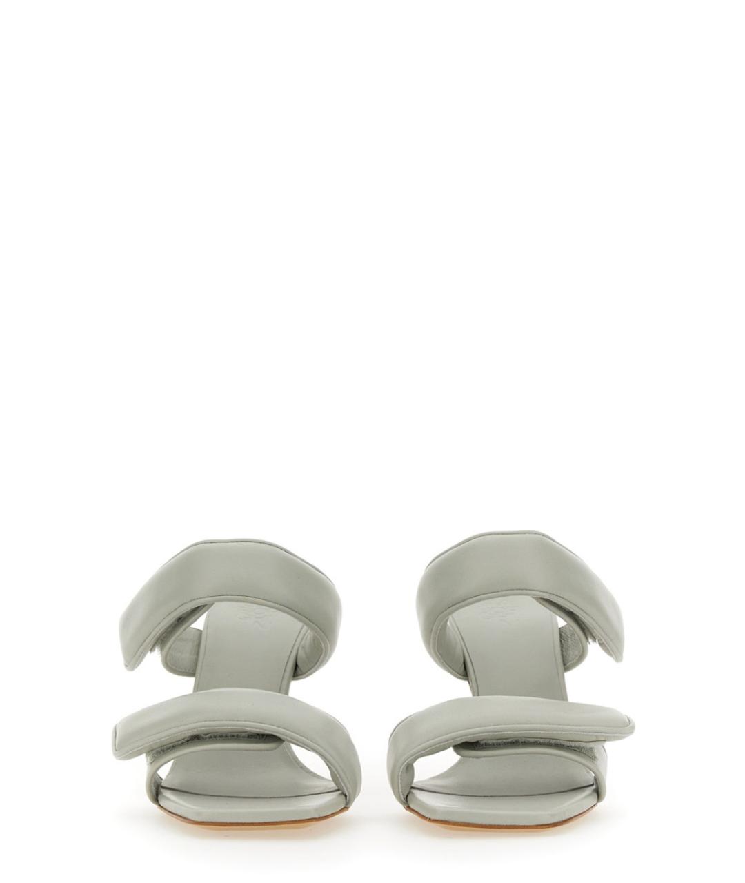 GIABORGHINI Серые кожаные туфли, фото 2