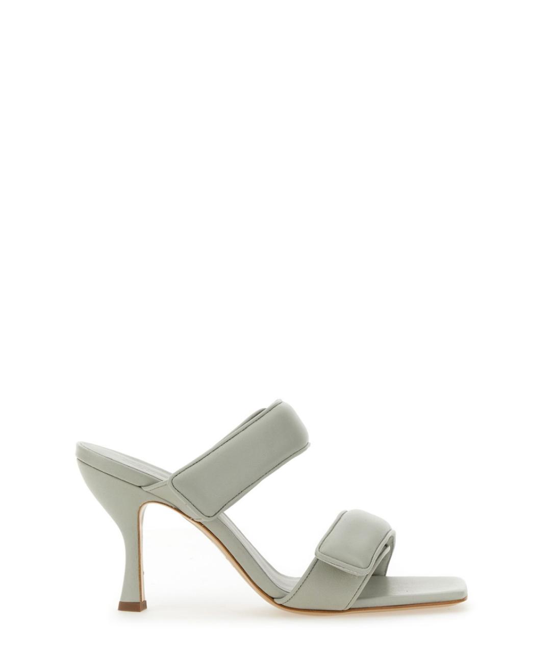 GIABORGHINI Серые кожаные туфли, фото 1