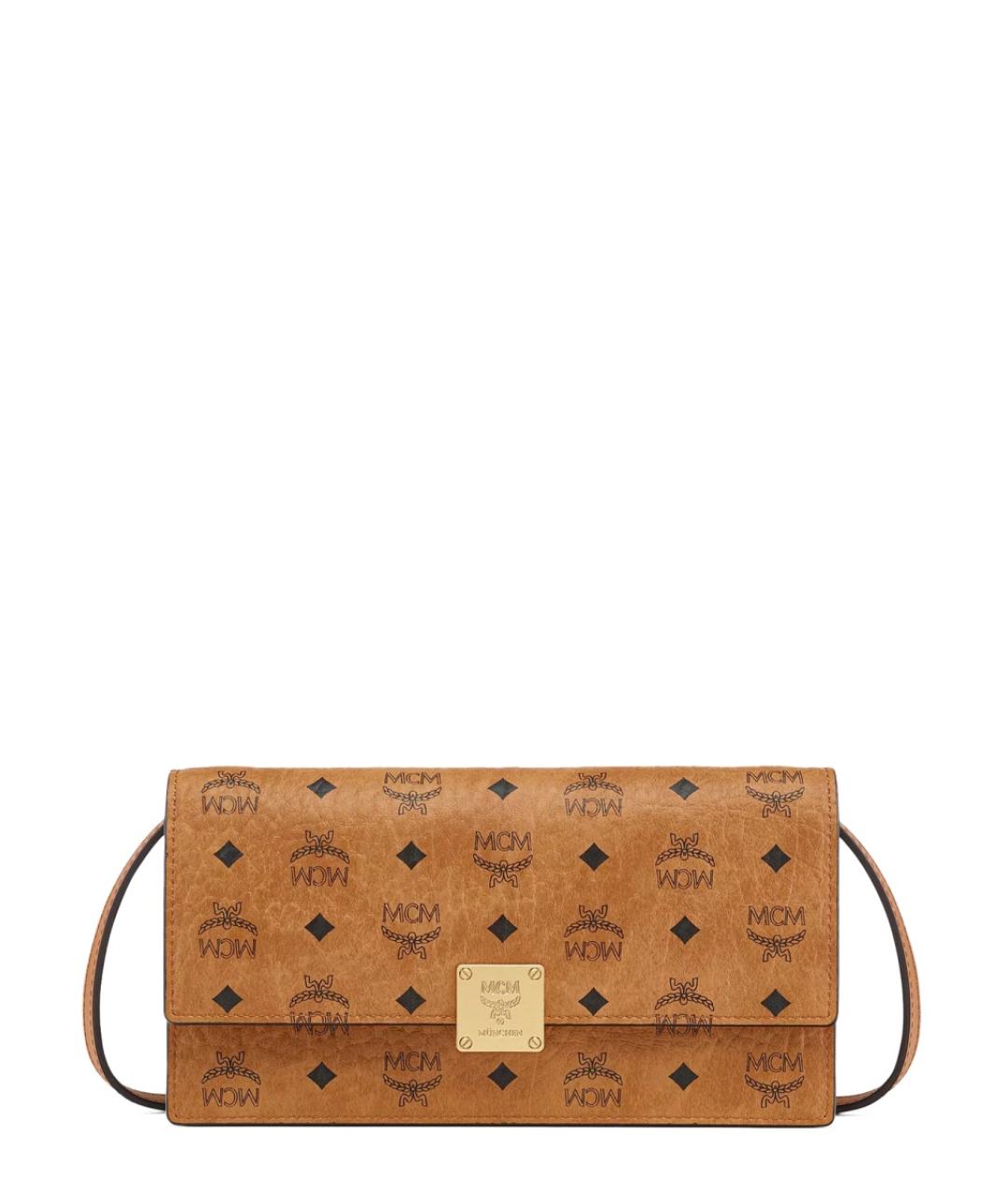 MCM Коричневый полиуретановый кошелек, фото 1