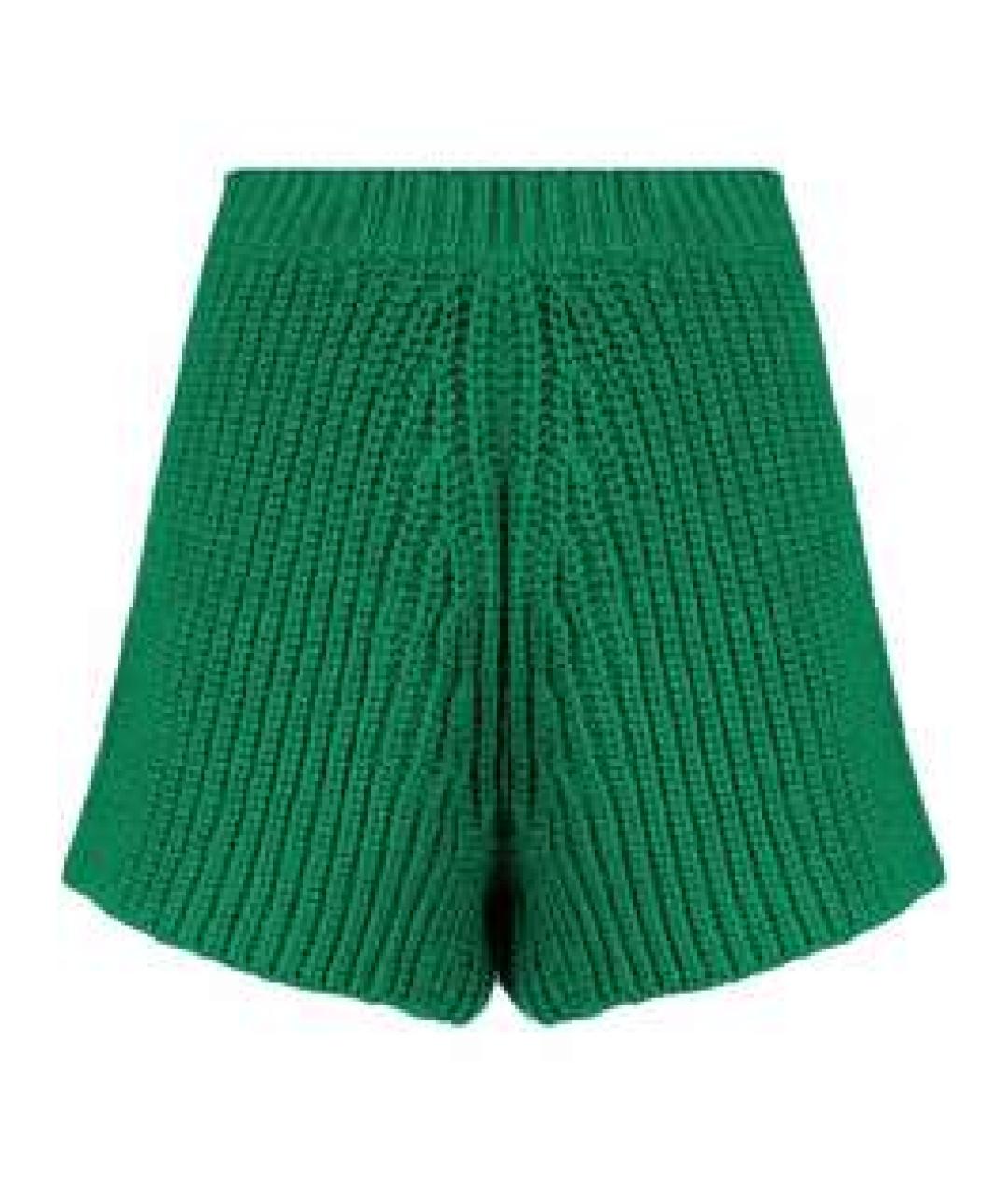 ALANUI Зеленые хлопковые шорты, фото 1