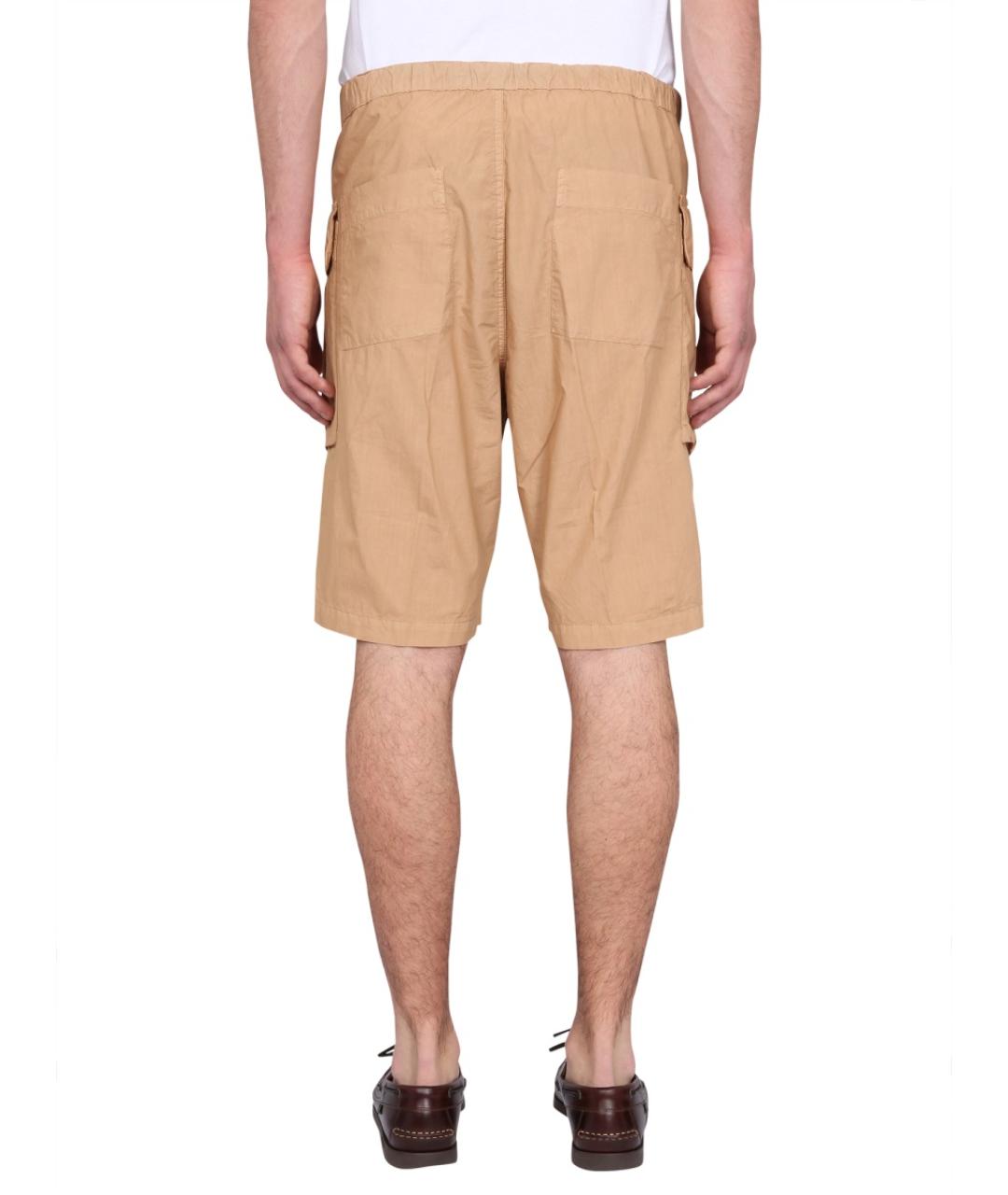 ASPESI Бежевые хлопковые шорты, фото 4