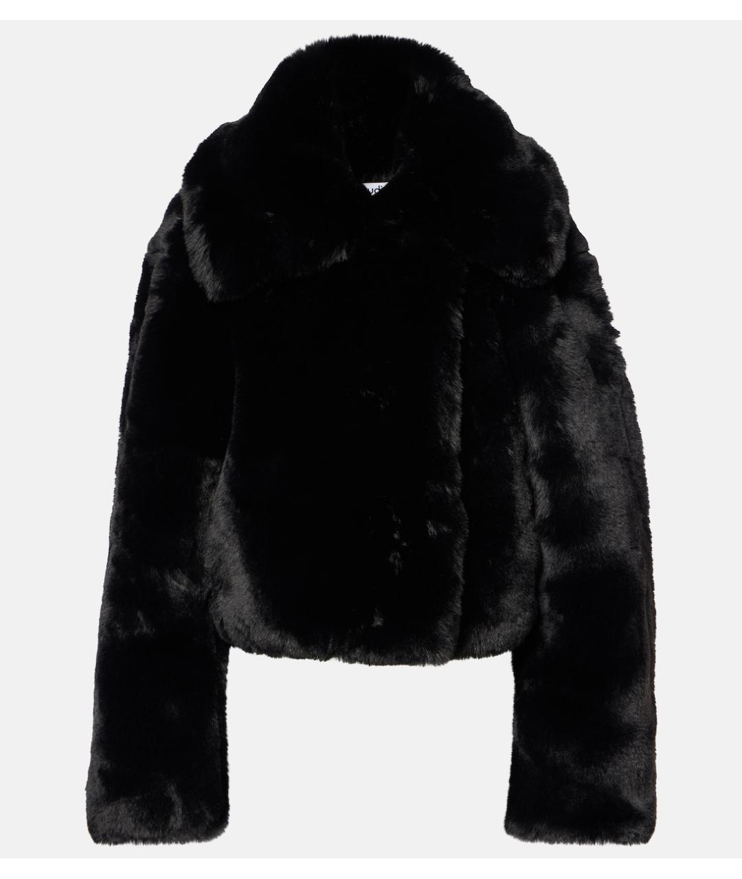 ACNE STUDIOS Черная меховая шуба, фото 10