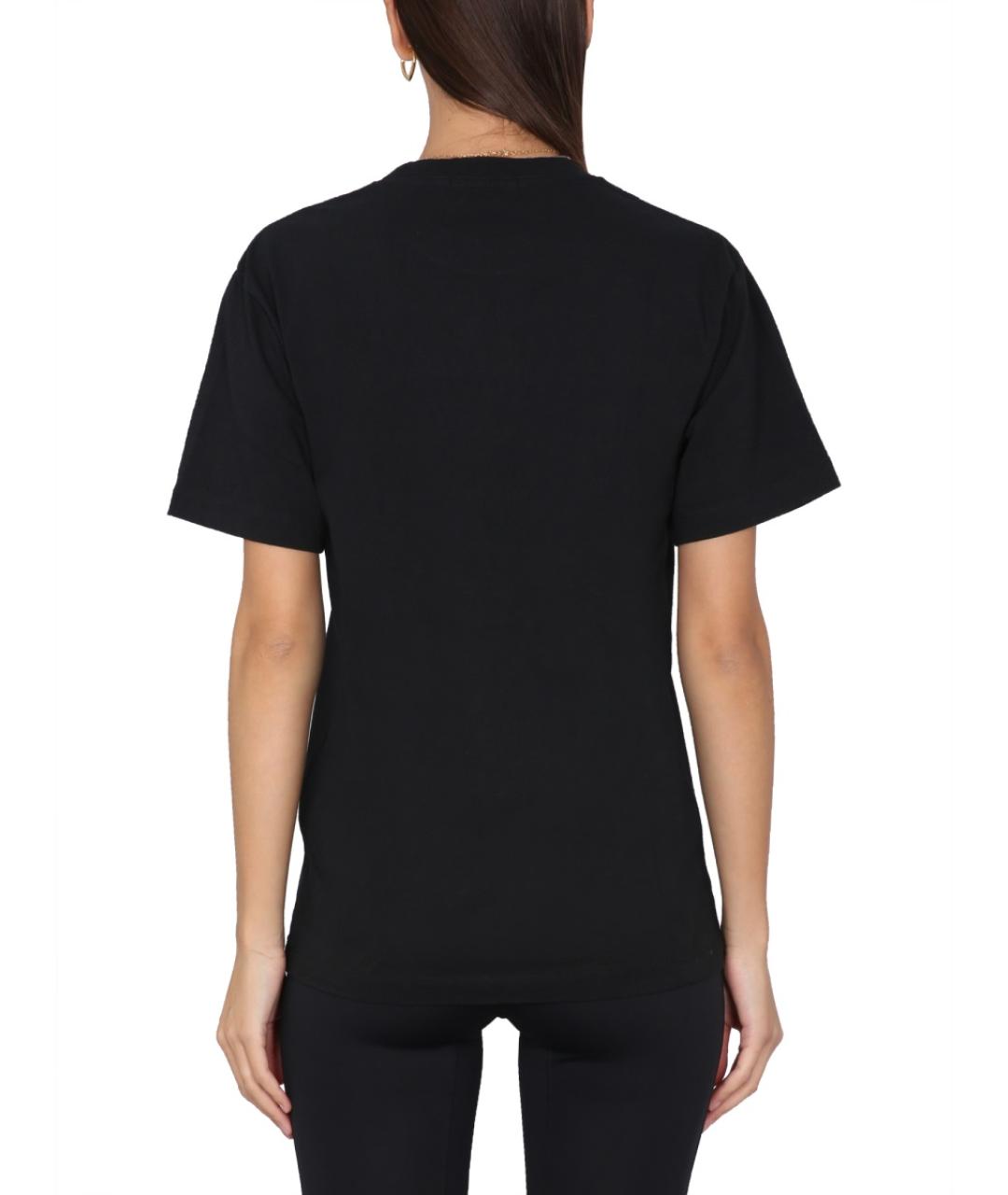 AMBUSH Черная хлопковая футболка, фото 4