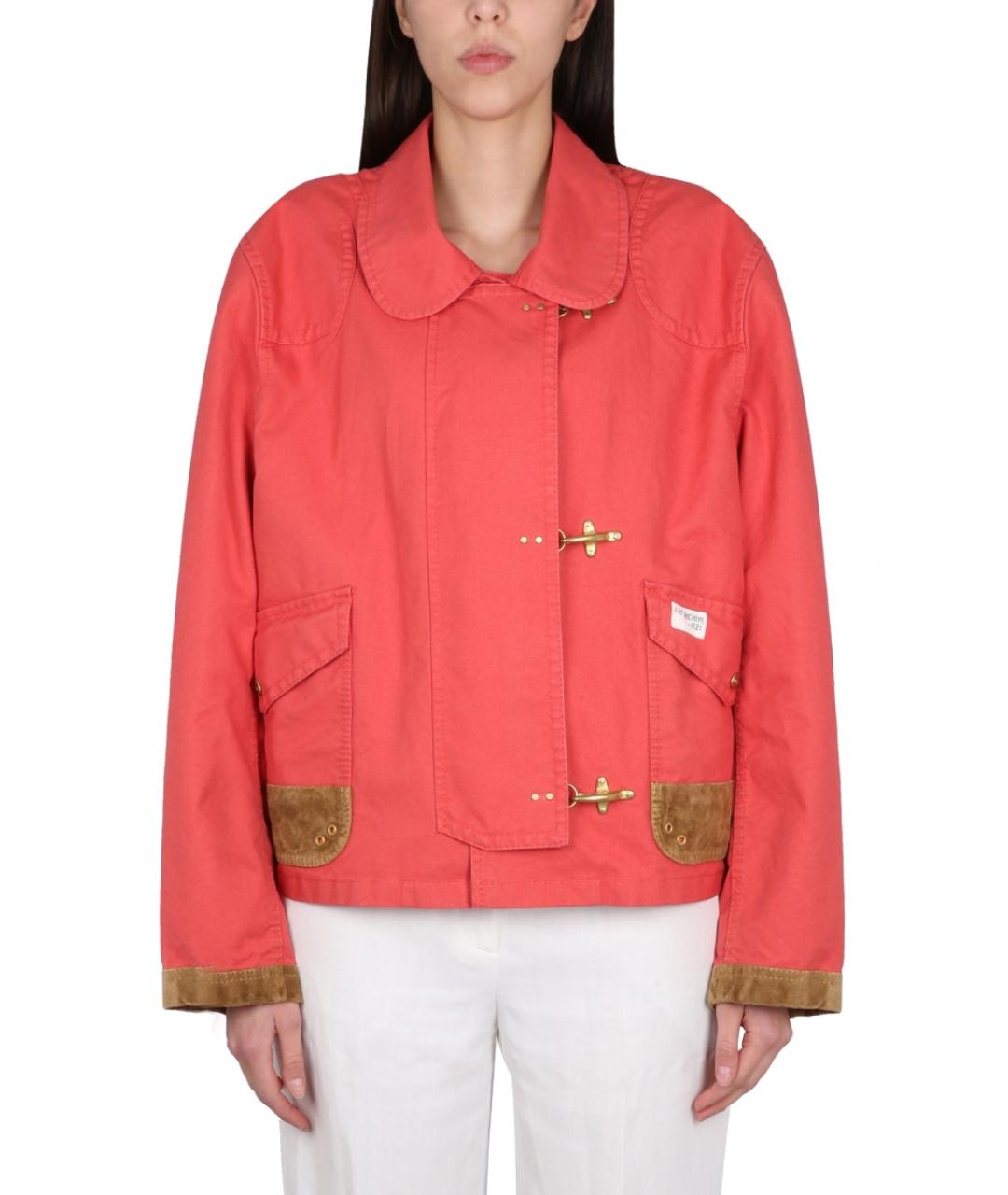 FAY Красная хлопковая куртка, фото 5