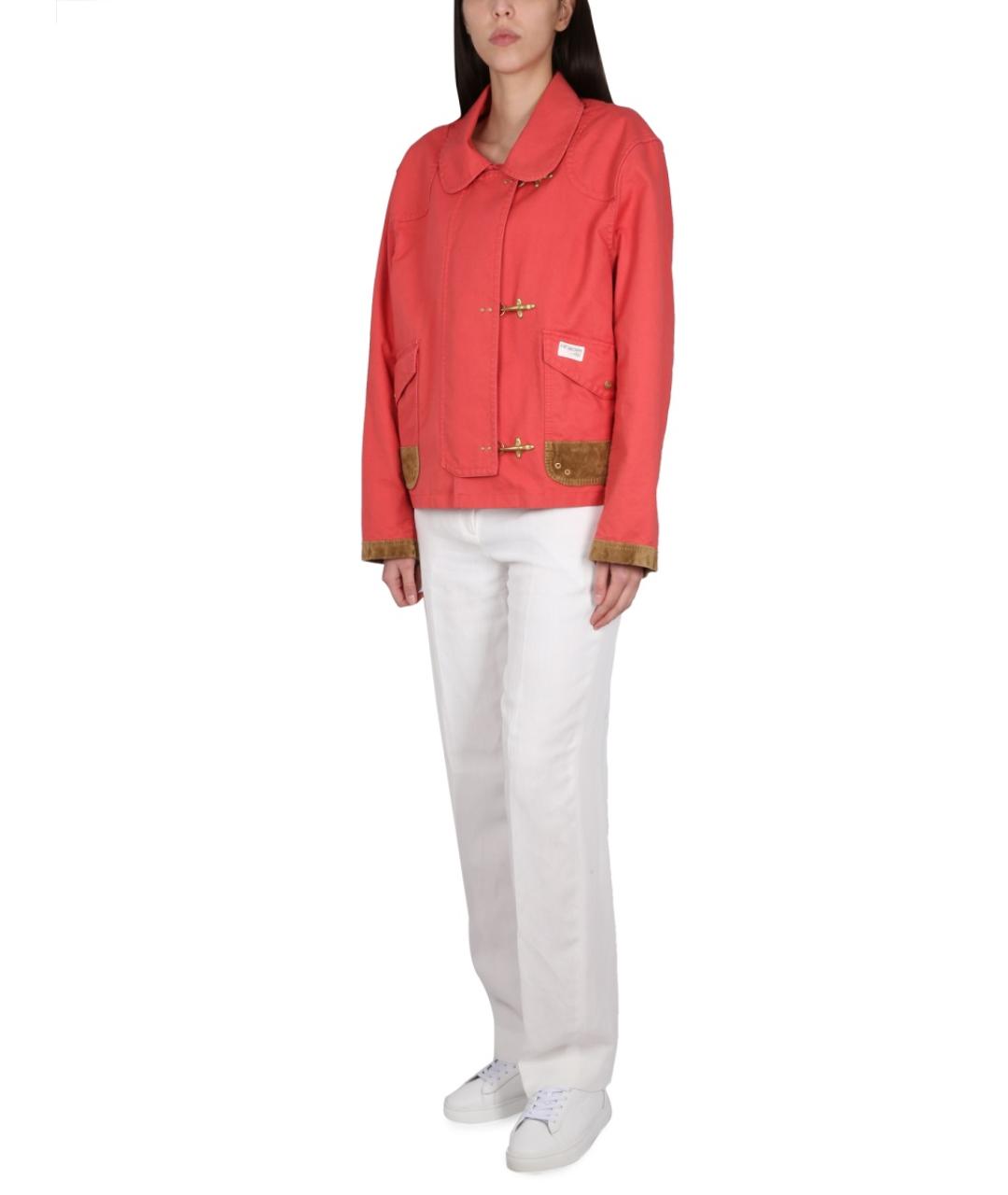 FAY Красная хлопковая куртка, фото 2